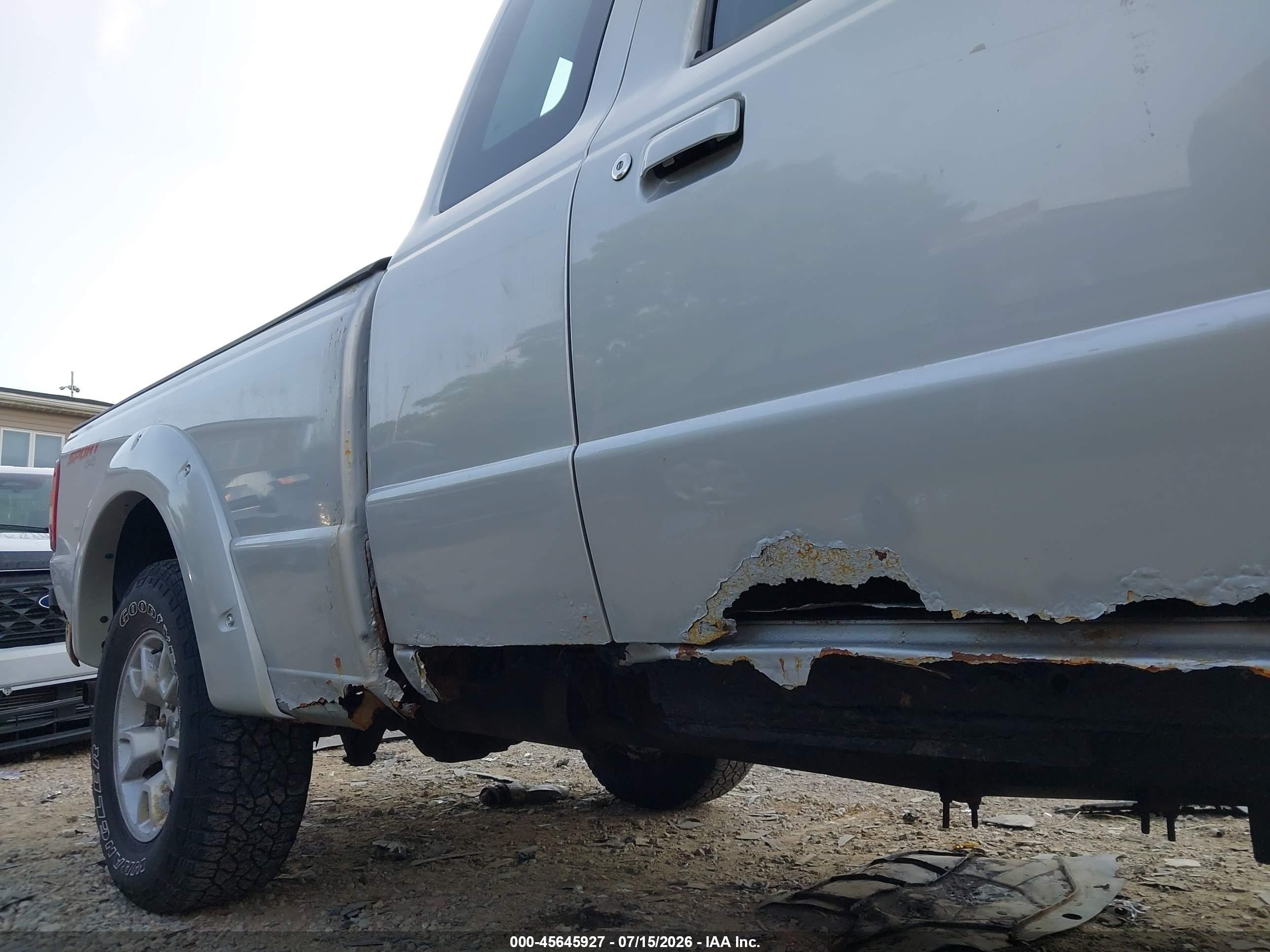 2010 Ford Ranger Sport/xlt Серебряный vin: 1FTLR4FEXAPA61488