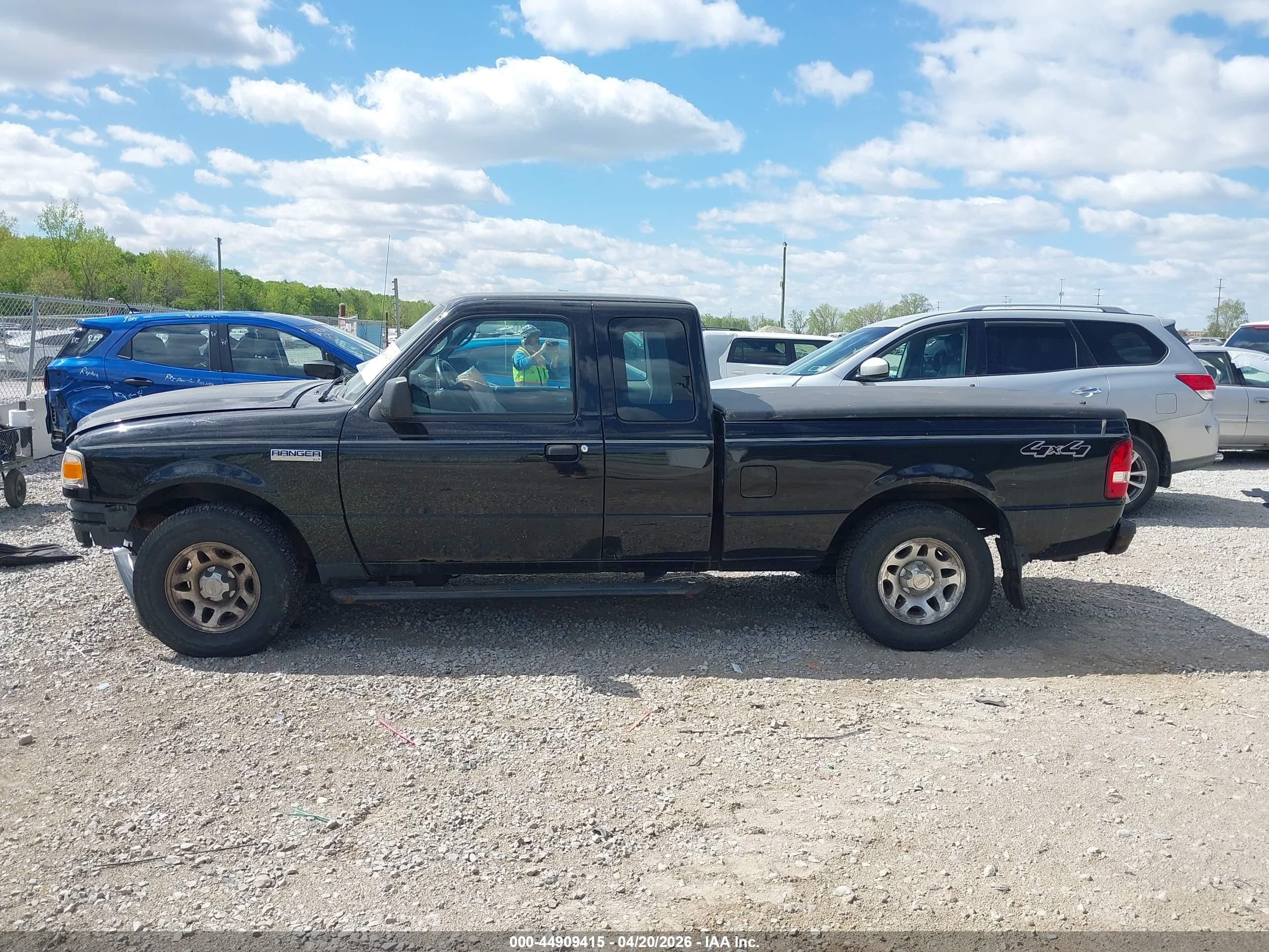 2010 Ford Ranger Xlt Black vin: 1FTLR4FEXAPA63158