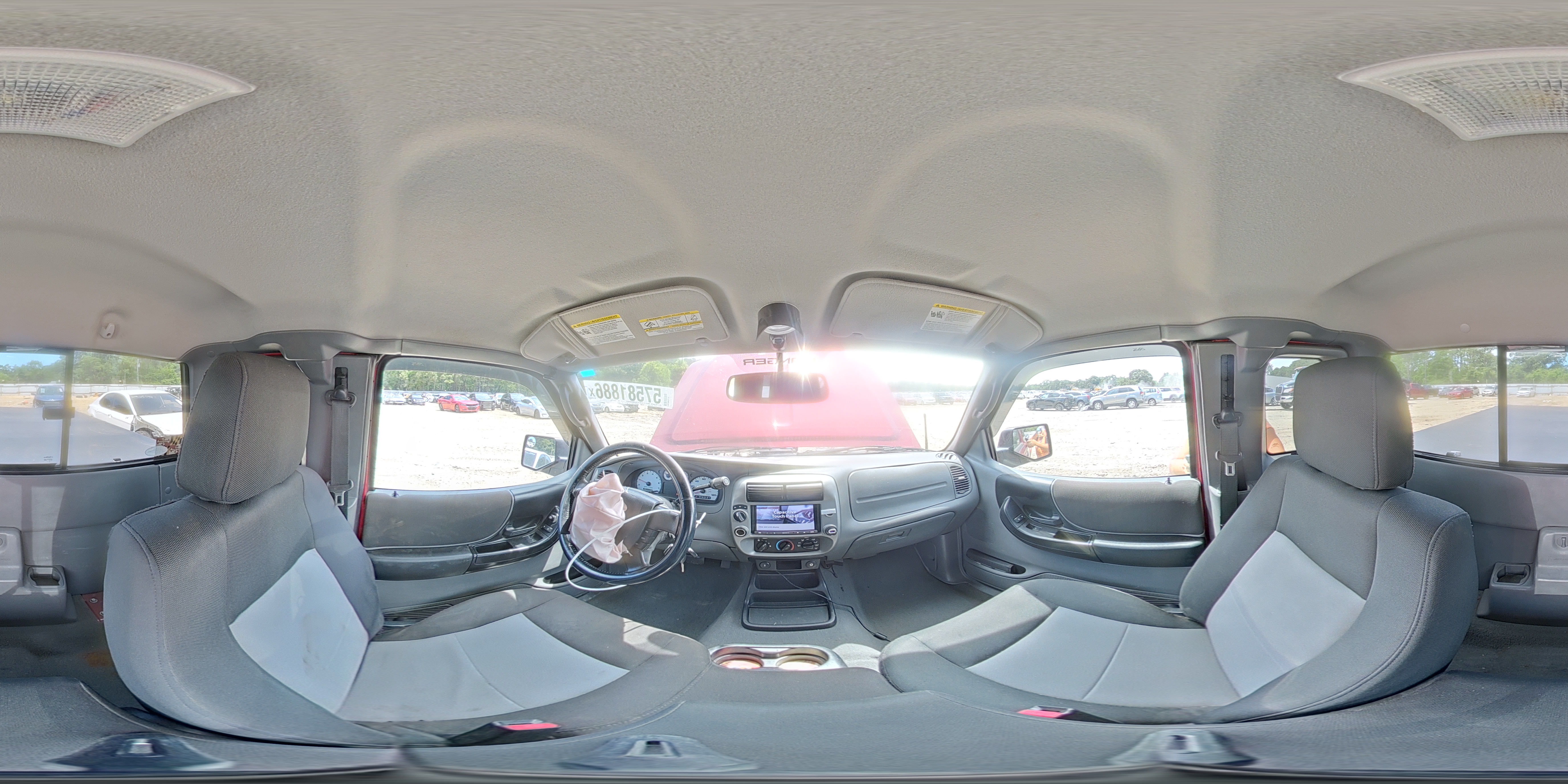 2011 Ford Ranger Super Cab Red vin: 1FTLR4FEXBPA44675