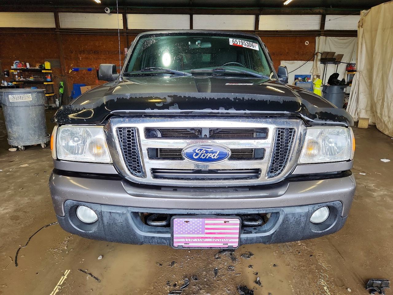 2011 Ford Ranger Super Cab Серый vin: 1FTLR4FEXBPA45986