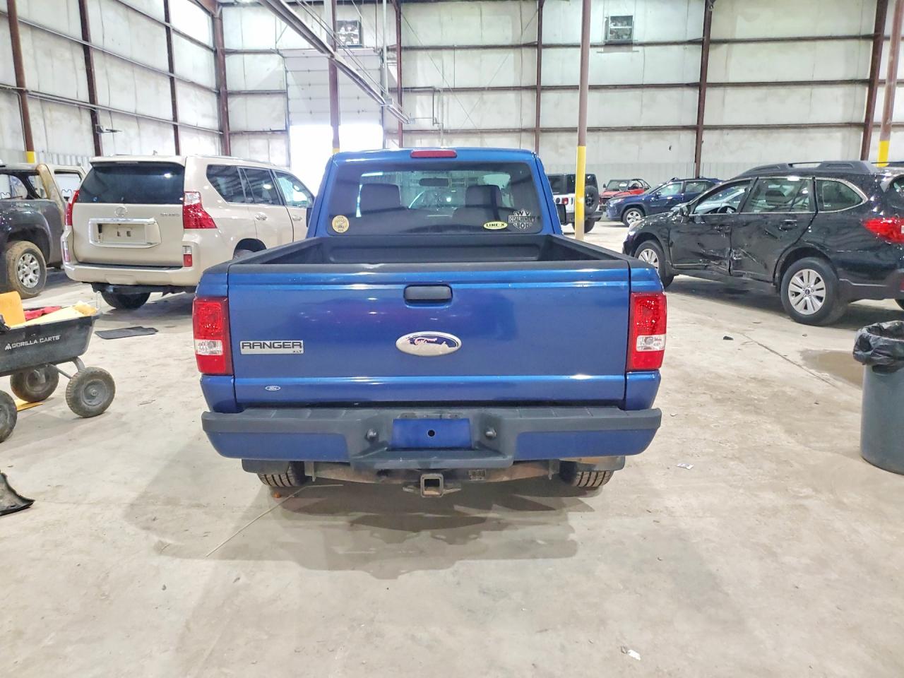 2011 Ford Ranger Super Cab Blue vin: 1FTLR4FEXBPB05894