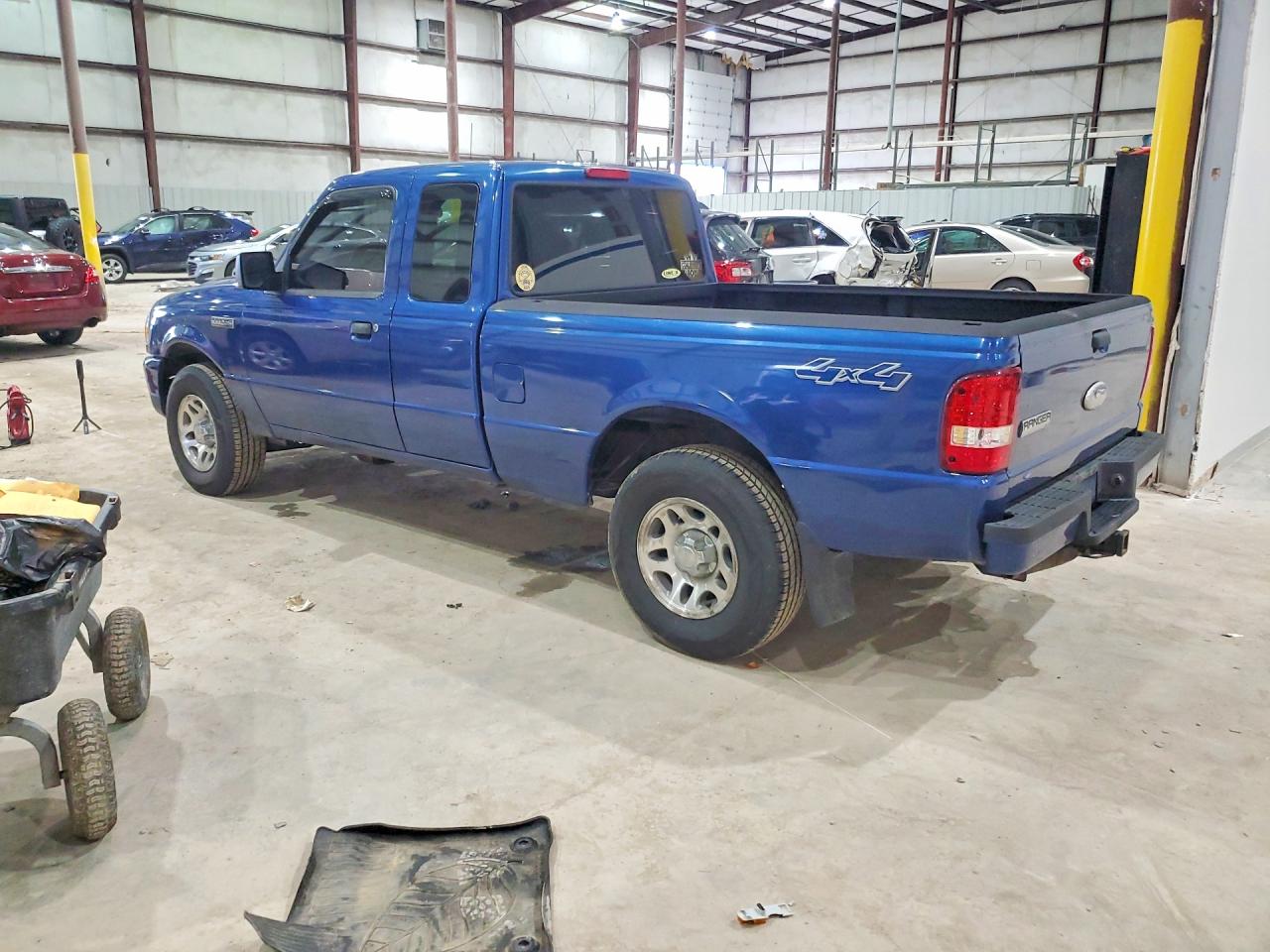 2011 Ford Ranger Super Cab Blue vin: 1FTLR4FEXBPB05894