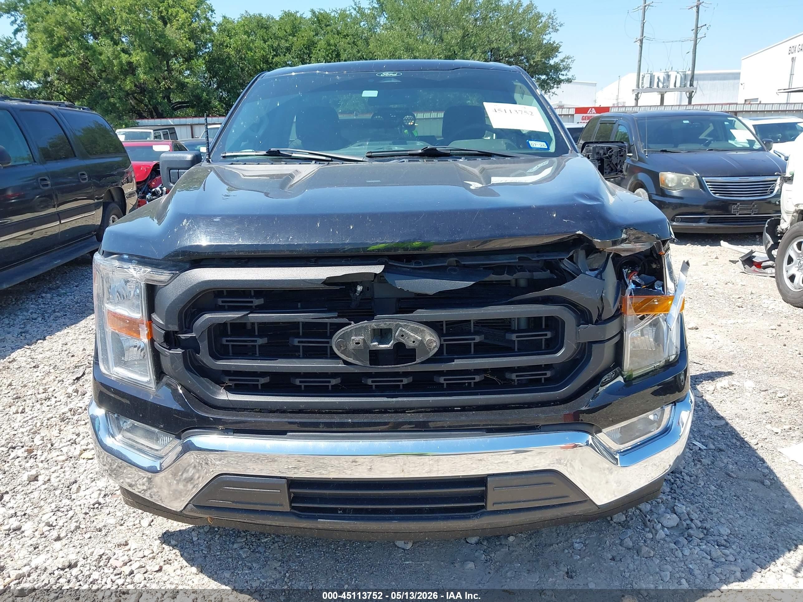 2022 Ford F-150 Xl Black vin: 1FTMF1C55NKE14013