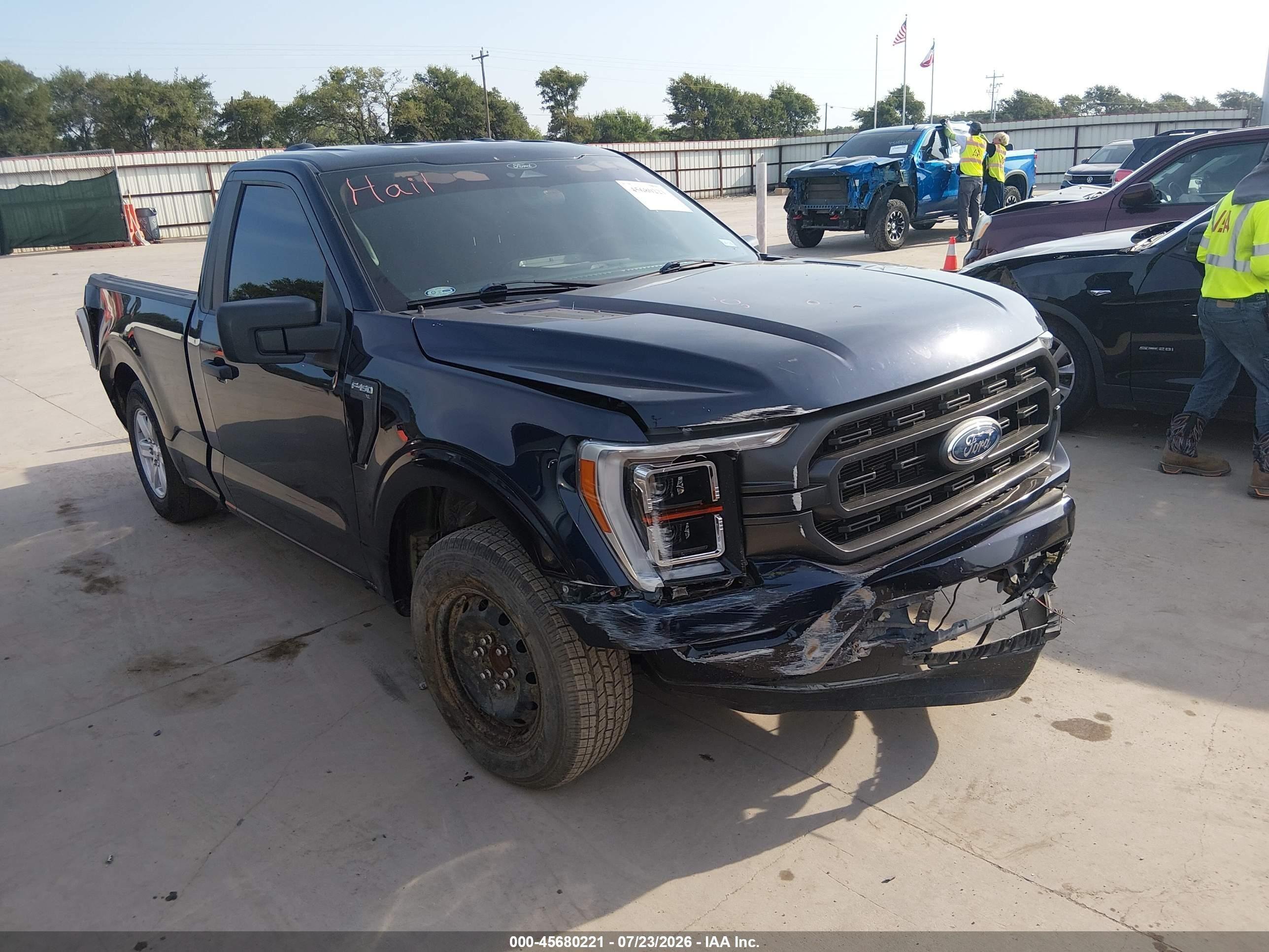 2022 Ford F-150 Xl Blue vin: 1FTMF1C55NKF26701