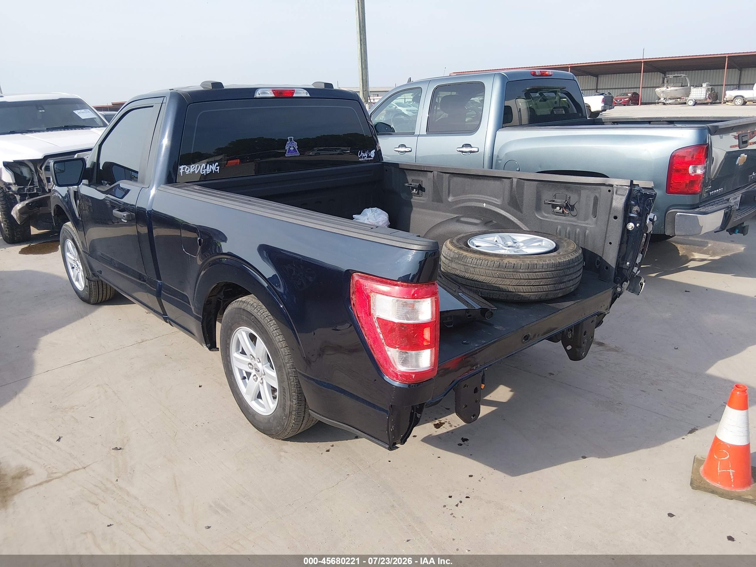 2022 Ford F-150 Xl Синий vin: 1FTMF1C55NKF26701
