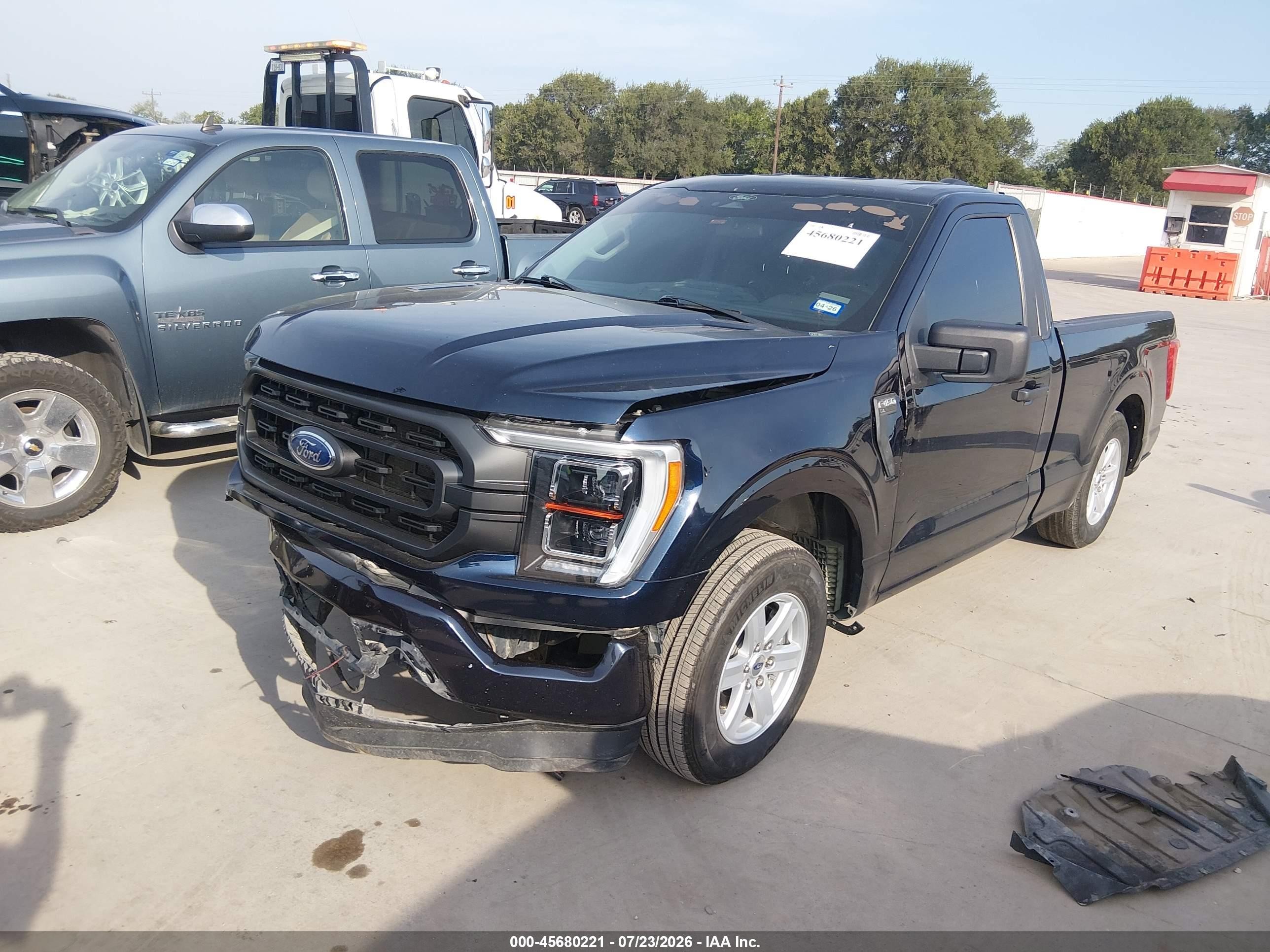 2022 Ford F-150 Xl Синий vin: 1FTMF1C55NKF26701