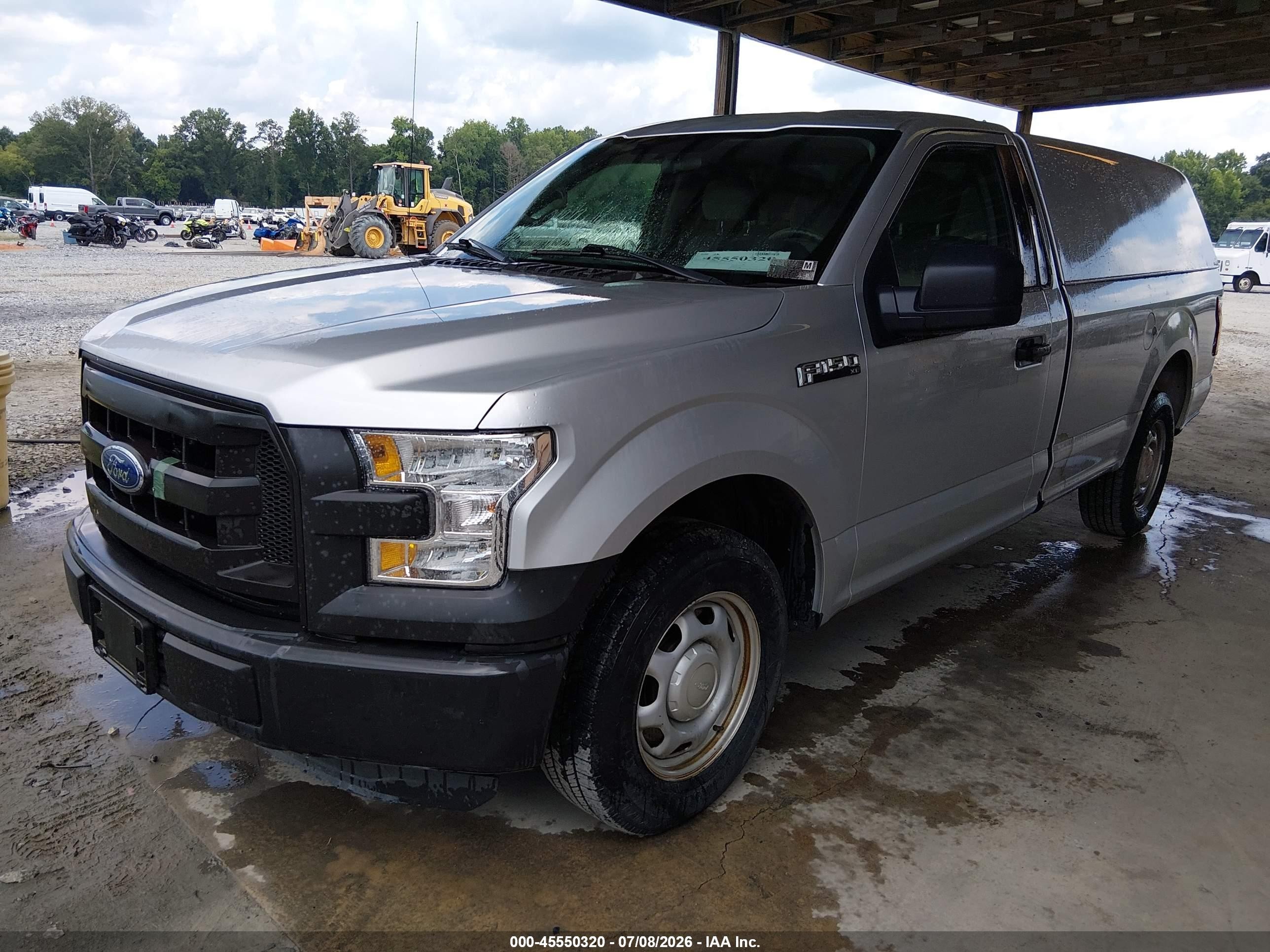 2015 Ford F-150 Xl/xlt Серебряный vin: 1FTMF1C82FKD85047