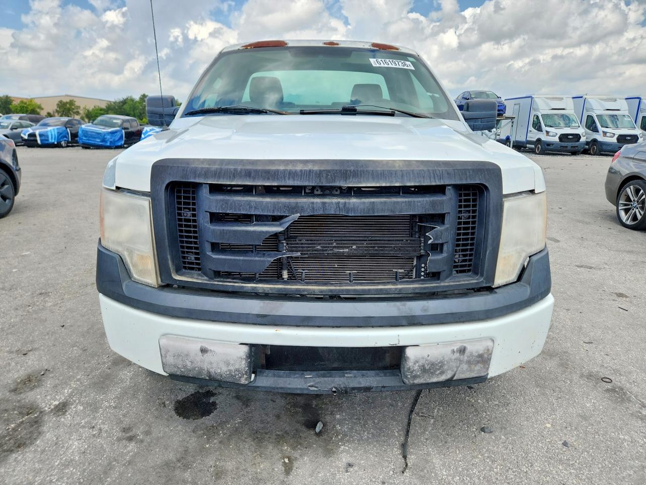 2010 Ford F150 White vin: 1FTMF1C83AKA39369