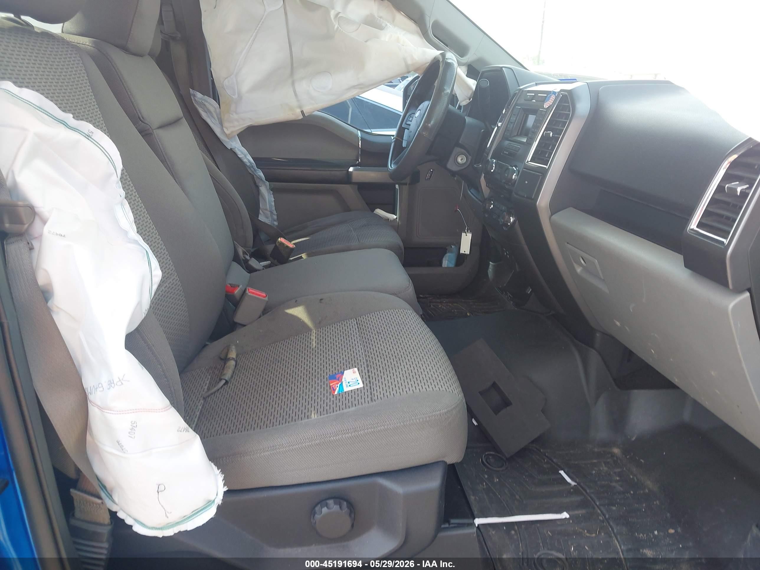 2015 Ford F-150 Xlt Blue vin: 1FTMF1C83FFA39064
