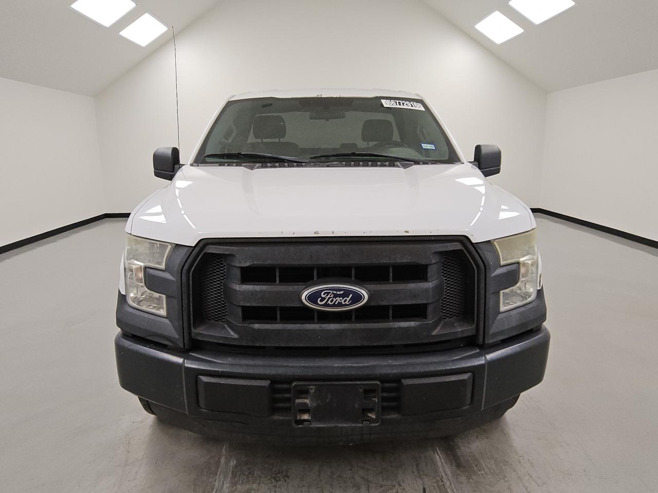 2015 Ford F150 White vin: 1FTMF1C85FKD17440 Damage: Left Head Lamp, Faded, Acceptable