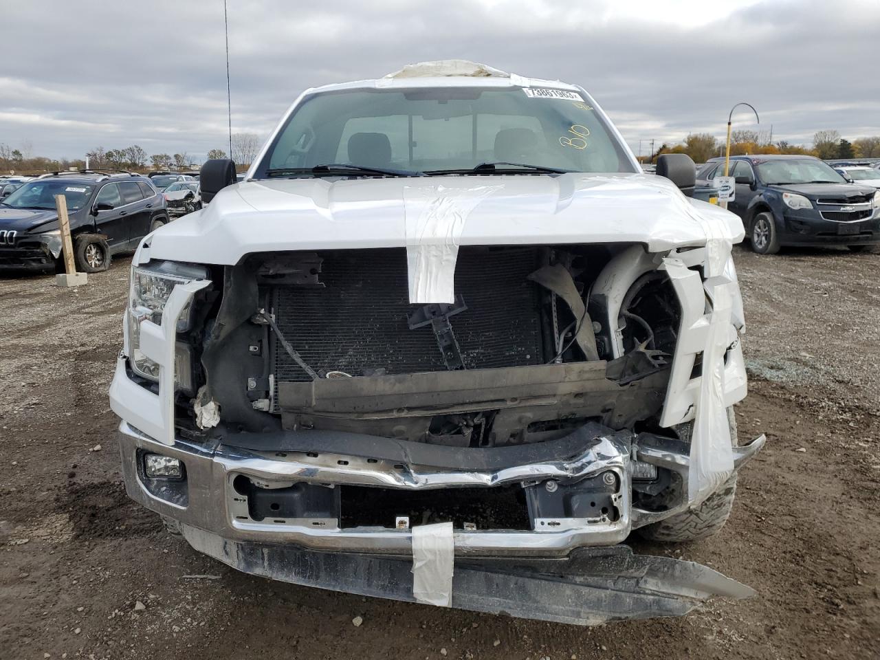 2016 Ford F150  White vin: 1FTMF1C85GKD41710