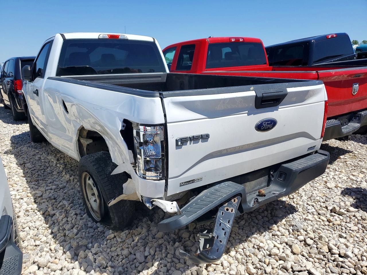 2016 Ford F-150 Xl Regular Cab White vin: 1FTMF1C88GKD46853