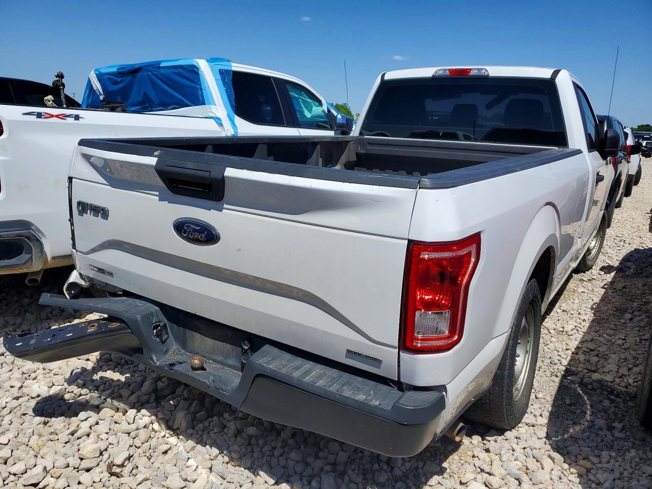 2016 Ford F-150 Xl Regular Cab White vin: 1FTMF1C88GKD46853