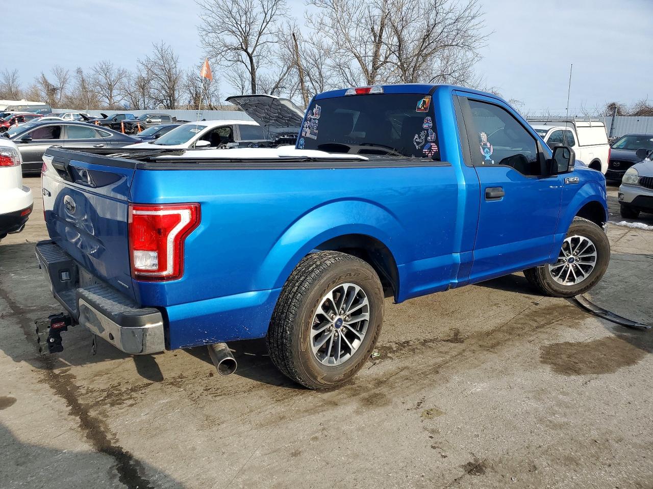 2016 Ford F150 Blue vin: 1FTMF1C88GKE61131