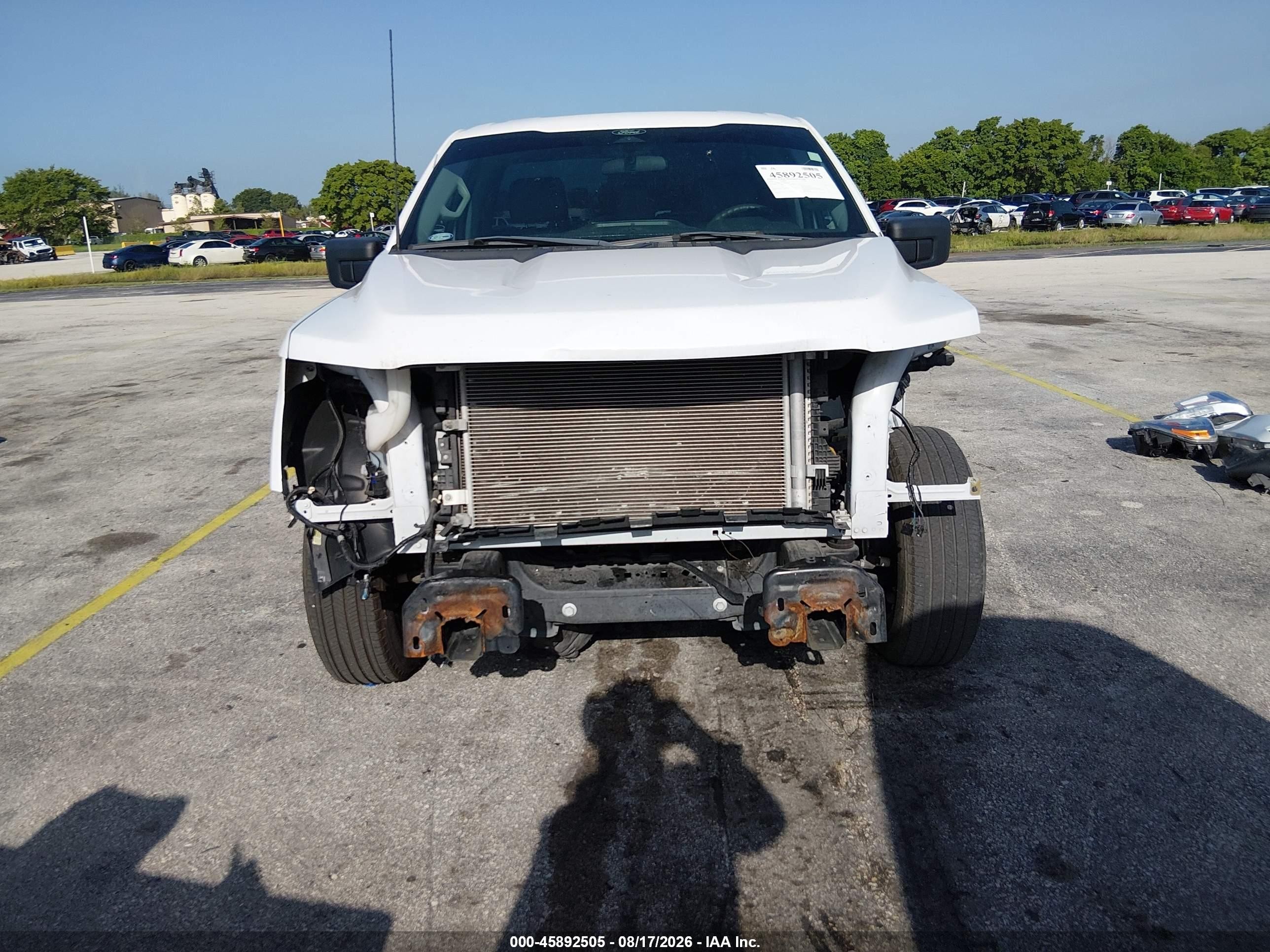 2022 Ford F-150 Xl White vin: 1FTMF1CB0NKE97176