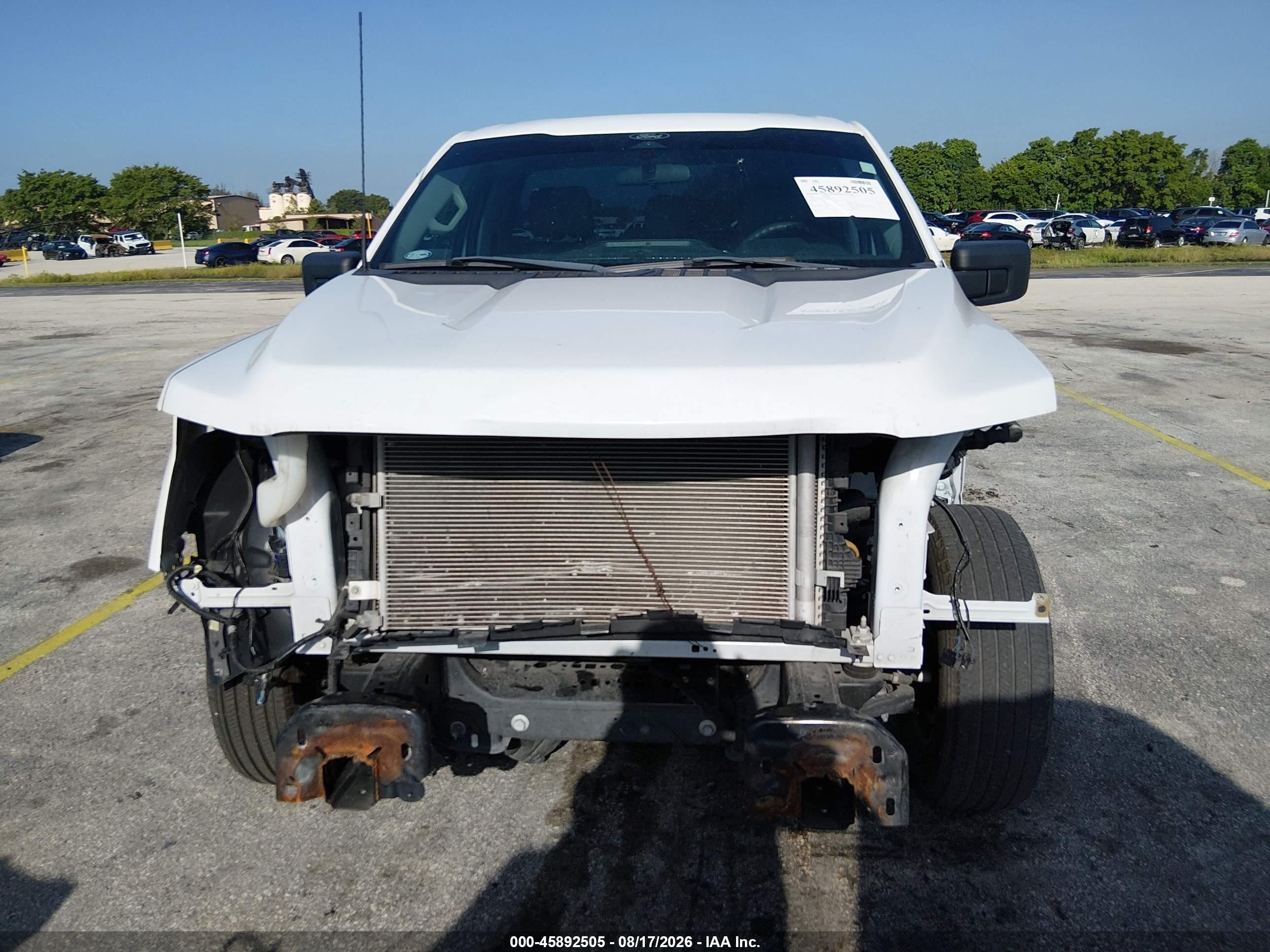 2022 Ford F-150 Xl White vin: 1FTMF1CB0NKE97176