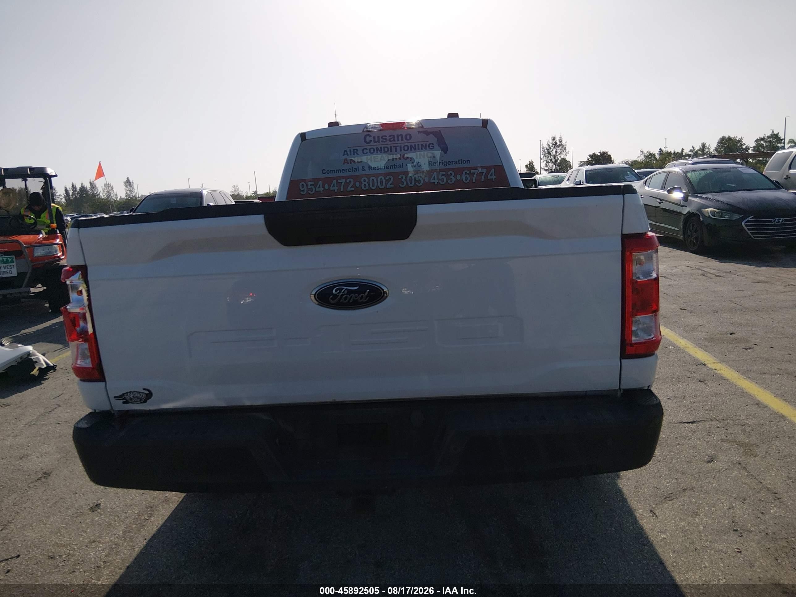 2022 Ford F-150 Xl White vin: 1FTMF1CB0NKE97176