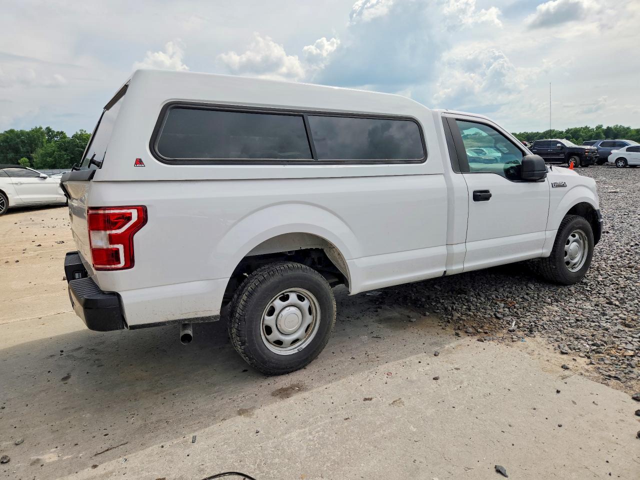 2020 Ford F150 White vin: 1FTMF1CB3LKD12082