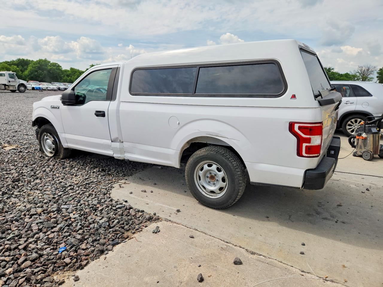 2020 Ford F150 White vin: 1FTMF1CB3LKD12082