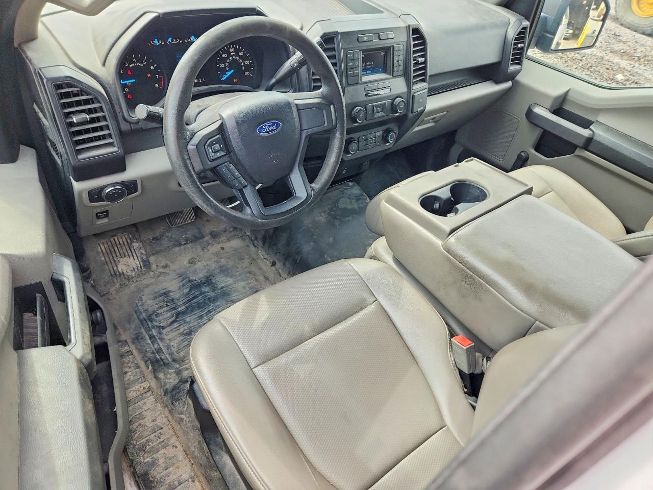 2020 Ford F150 White vin: 1FTMF1CB3LKD12082