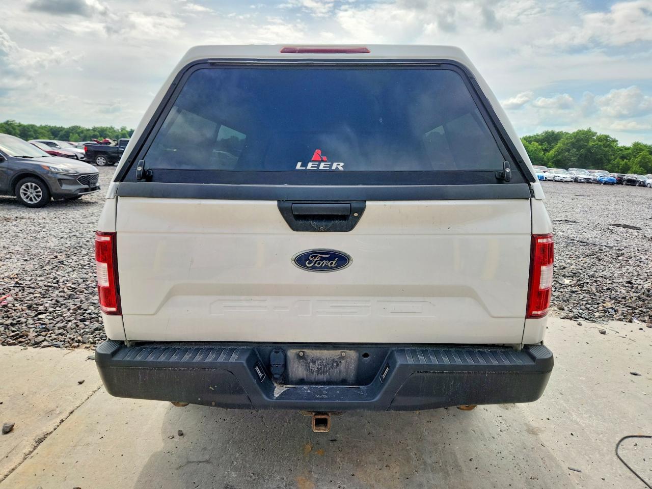 2020 Ford F150 White vin: 1FTMF1CB3LKD12082