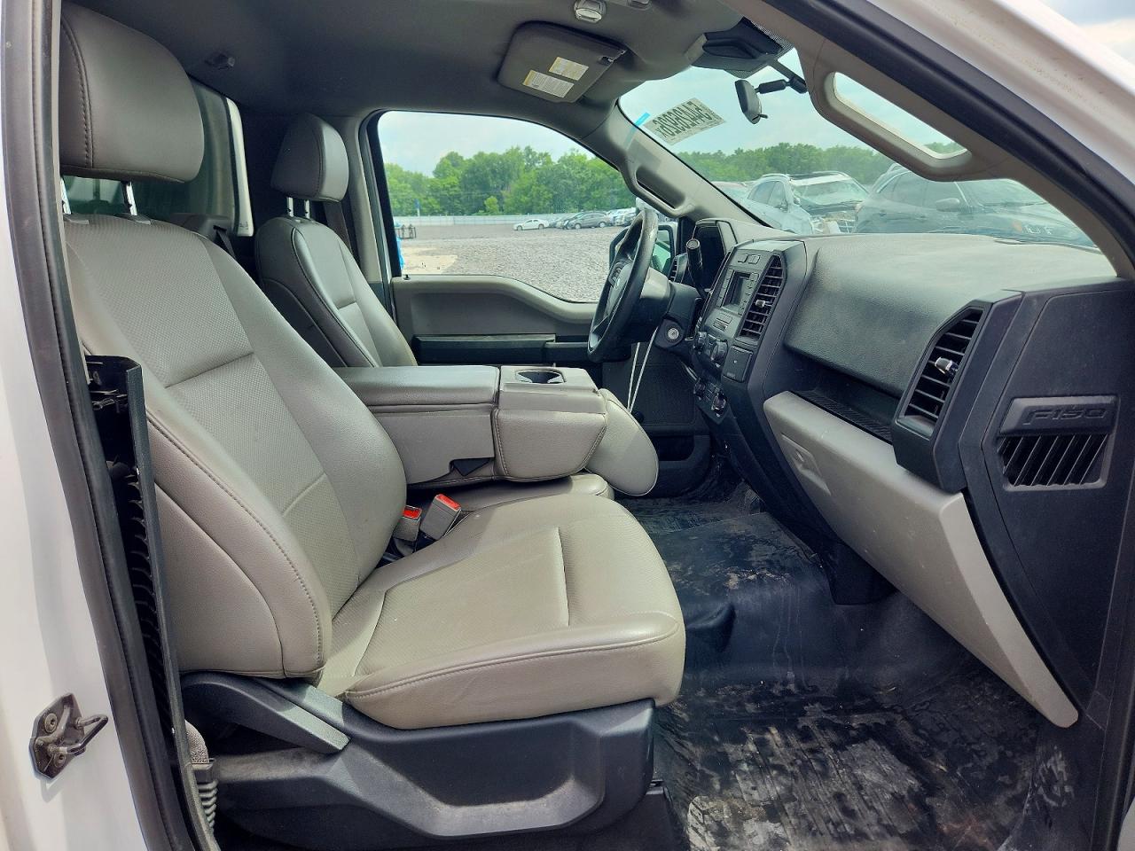2020 Ford F150 White vin: 1FTMF1CB3LKD12082
