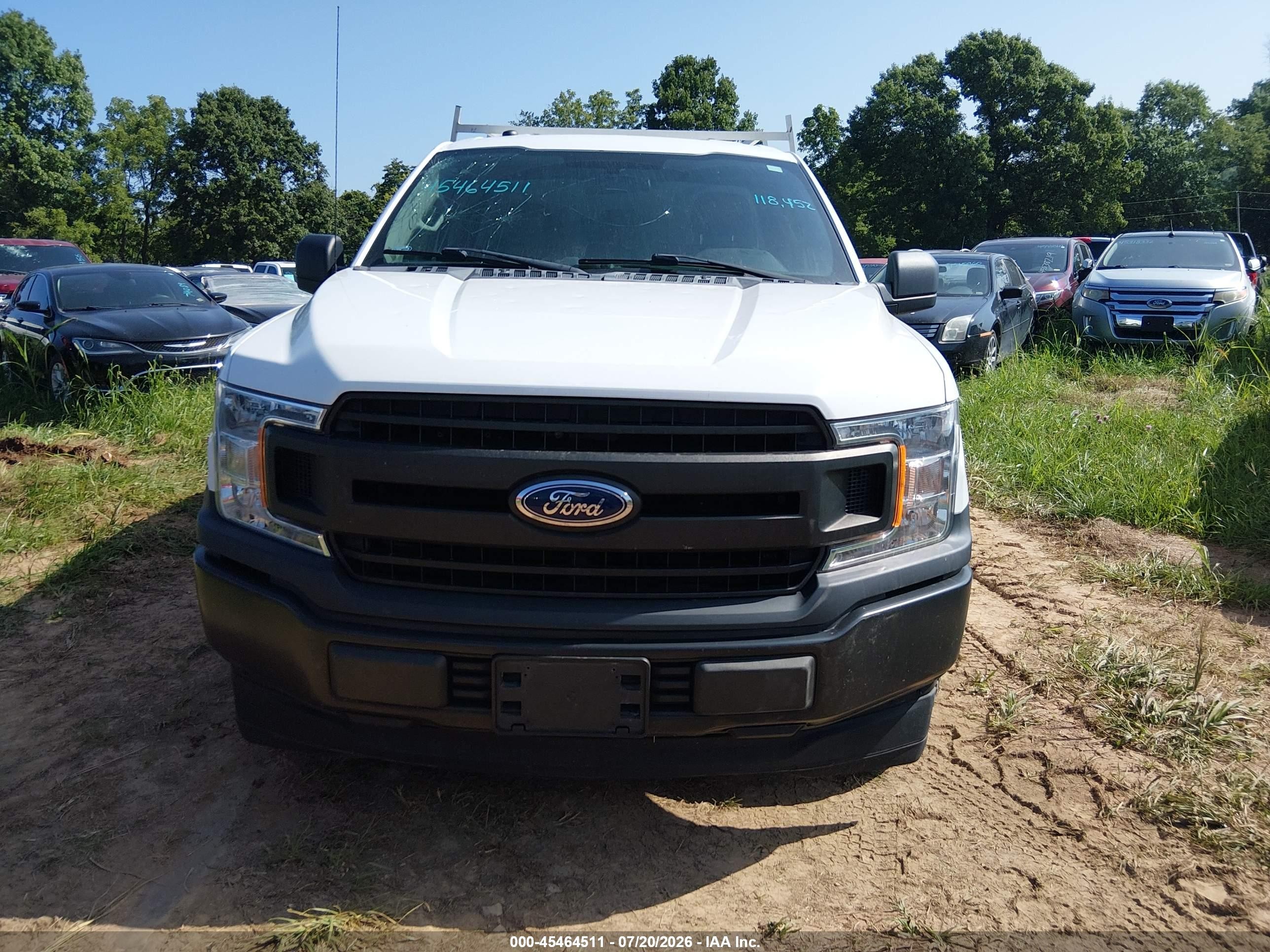 2018 Ford F-150 Xl/xlt White vin: 1FTMF1CB5JKE76141