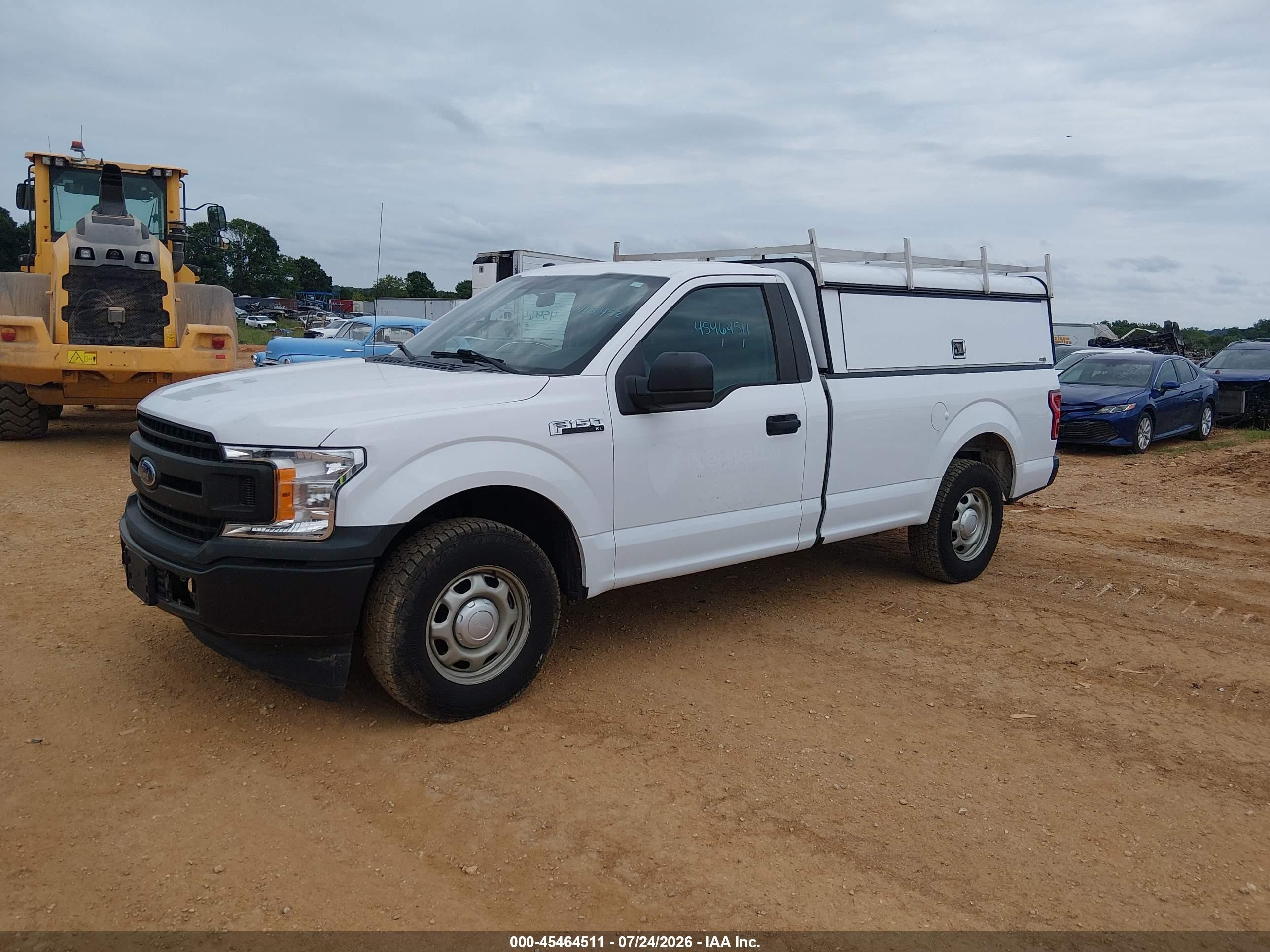 2018 Ford F-150 Xl/xlt White vin: 1FTMF1CB5JKE76141
