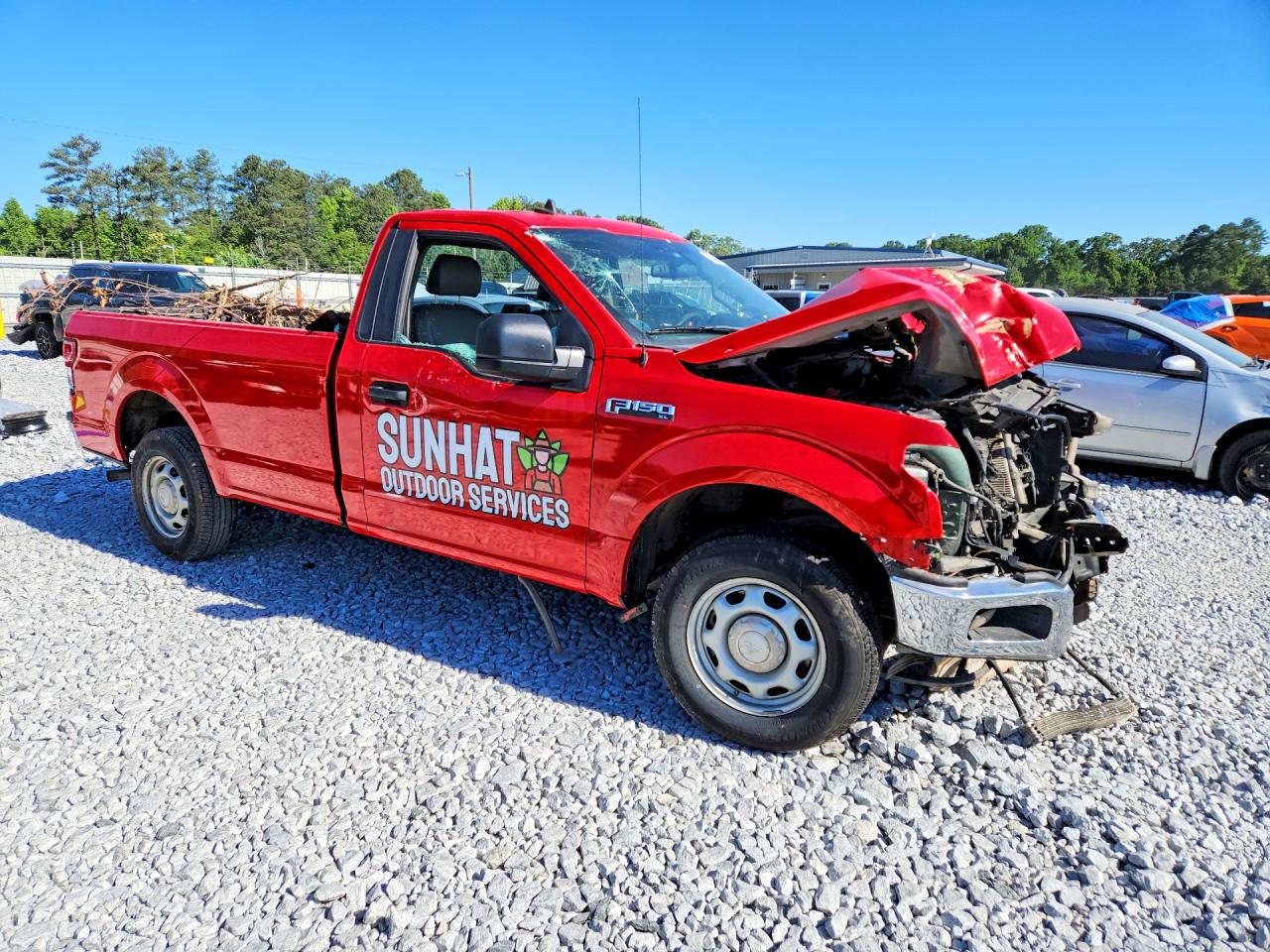 2020 Ford F150 Red vin: 1FTMF1CB5LKD92114