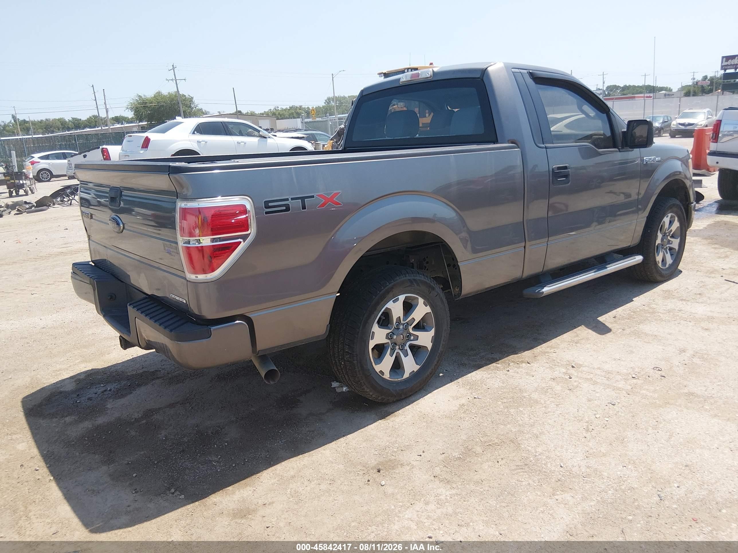2013 Ford F-150 Stx Gray vin: 1FTMF1CF1DFA60166