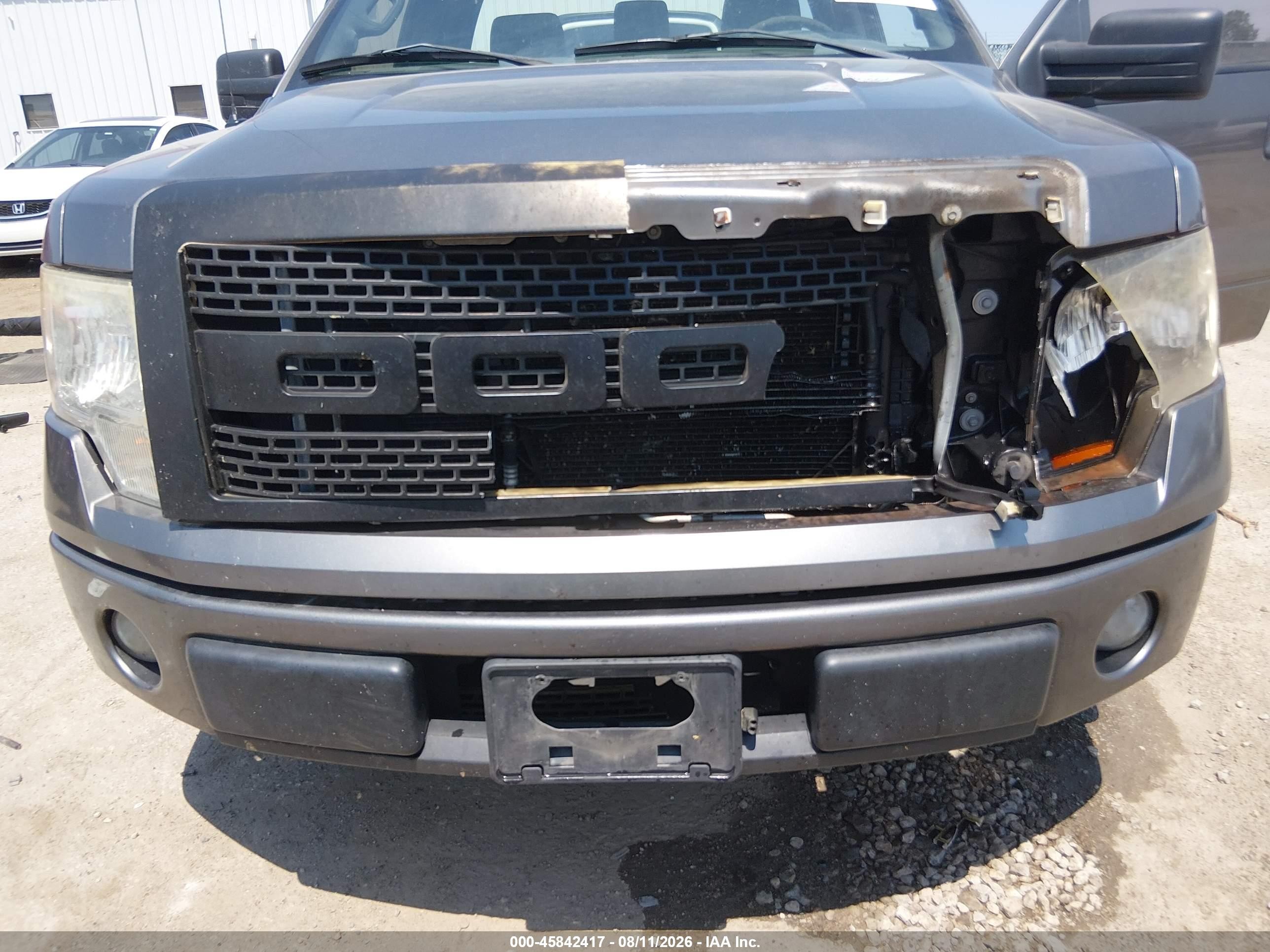 2013 Ford F-150 Stx Gray vin: 1FTMF1CF1DFA60166