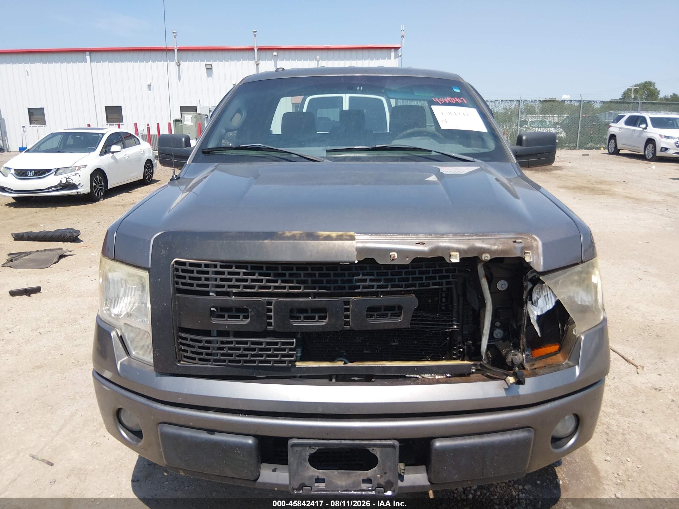 2013 Ford F-150 Stx Gray vin: 1FTMF1CF1DFA60166