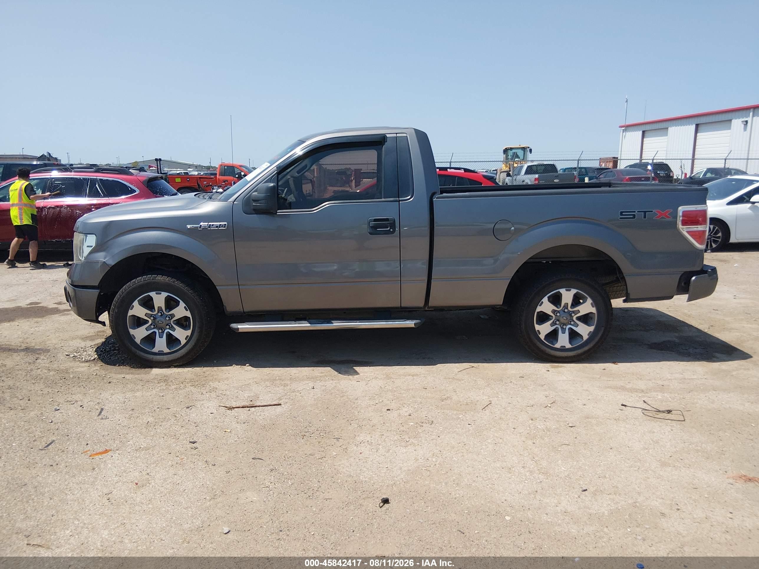 2013 Ford F-150 Stx Gray vin: 1FTMF1CF1DFA60166