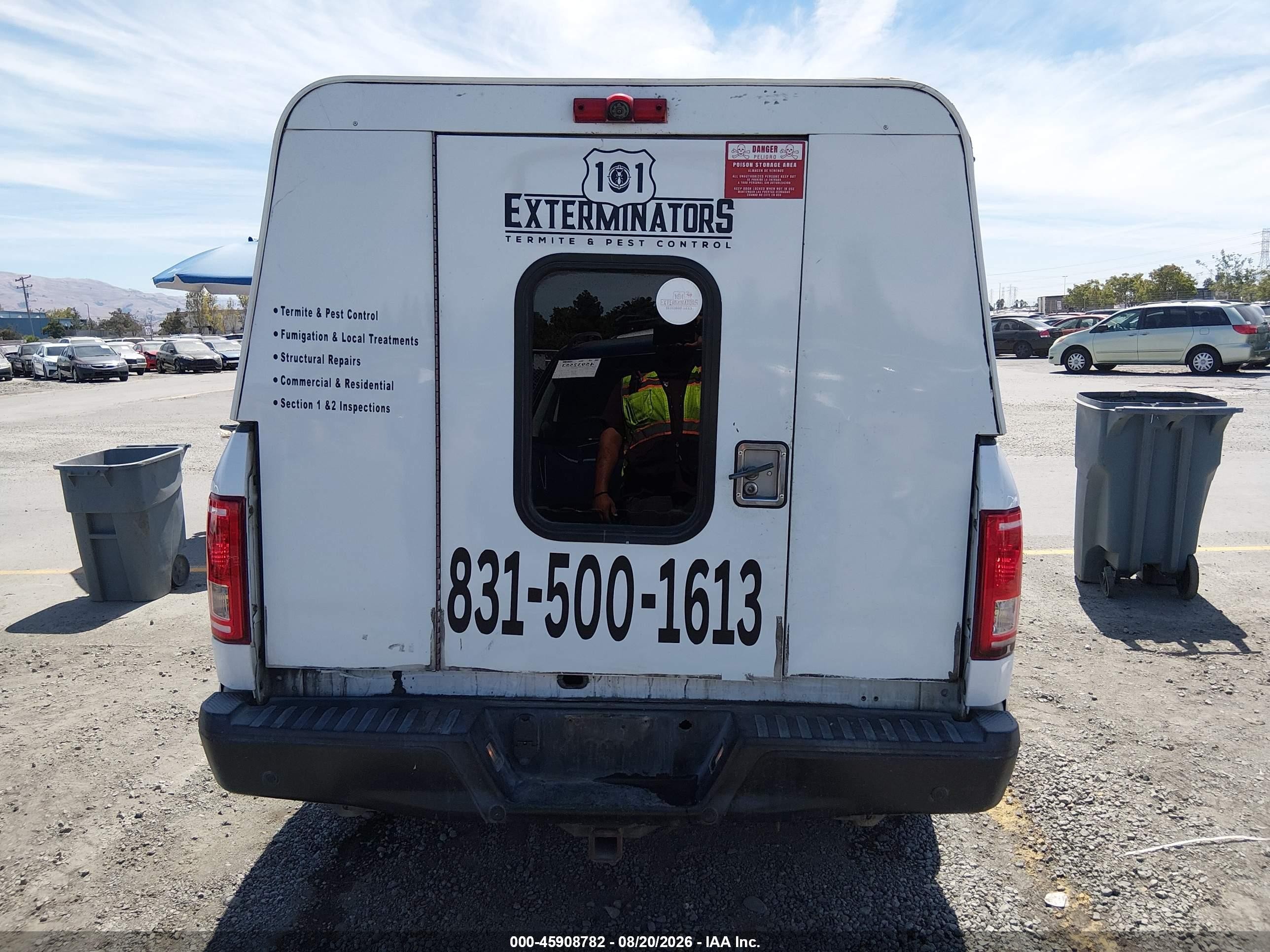 2016 Ford F-150 Xl White vin: 1FTMF1CF3GKD66698