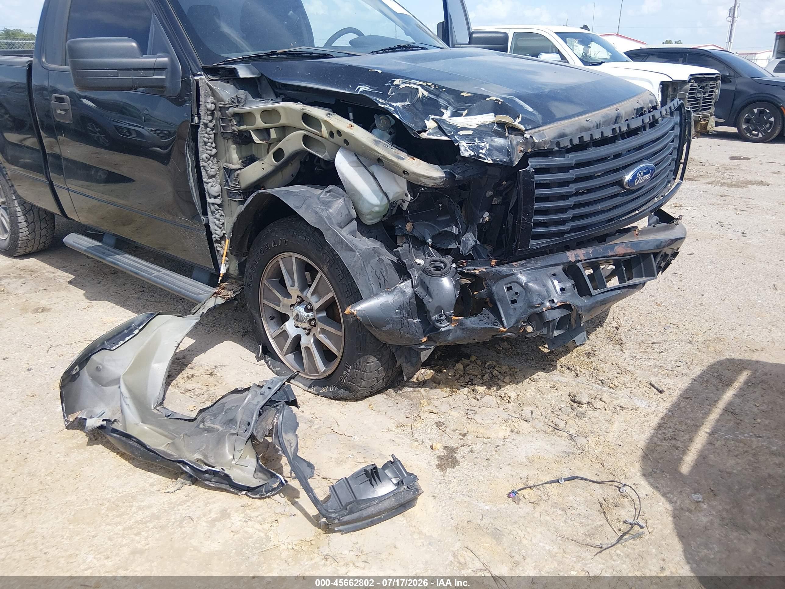 2014 Ford F-150 Stx Черный vin: 1FTMF1CF4EKG29293