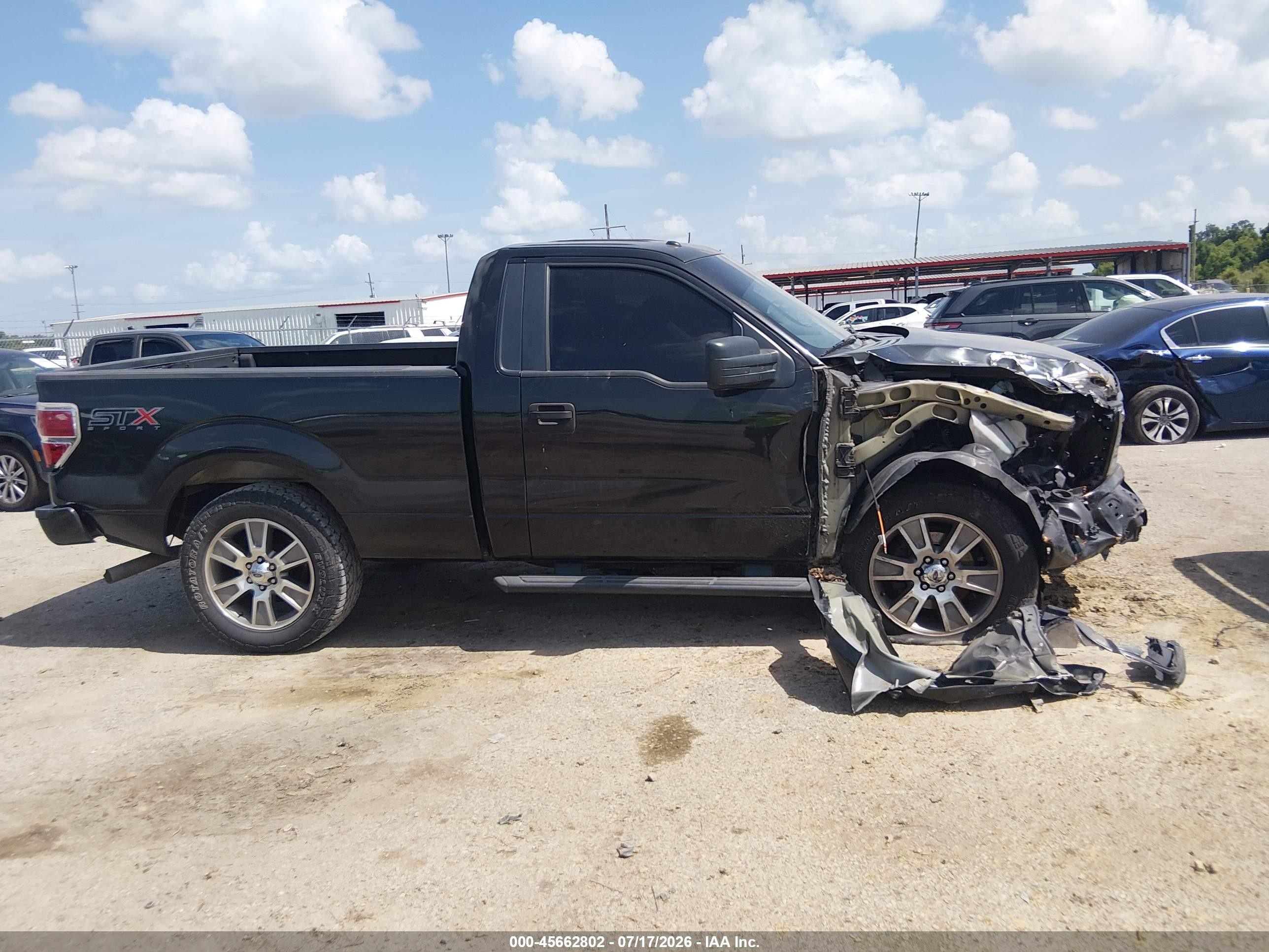 2014 Ford F-150 Stx Черный vin: 1FTMF1CF4EKG29293
