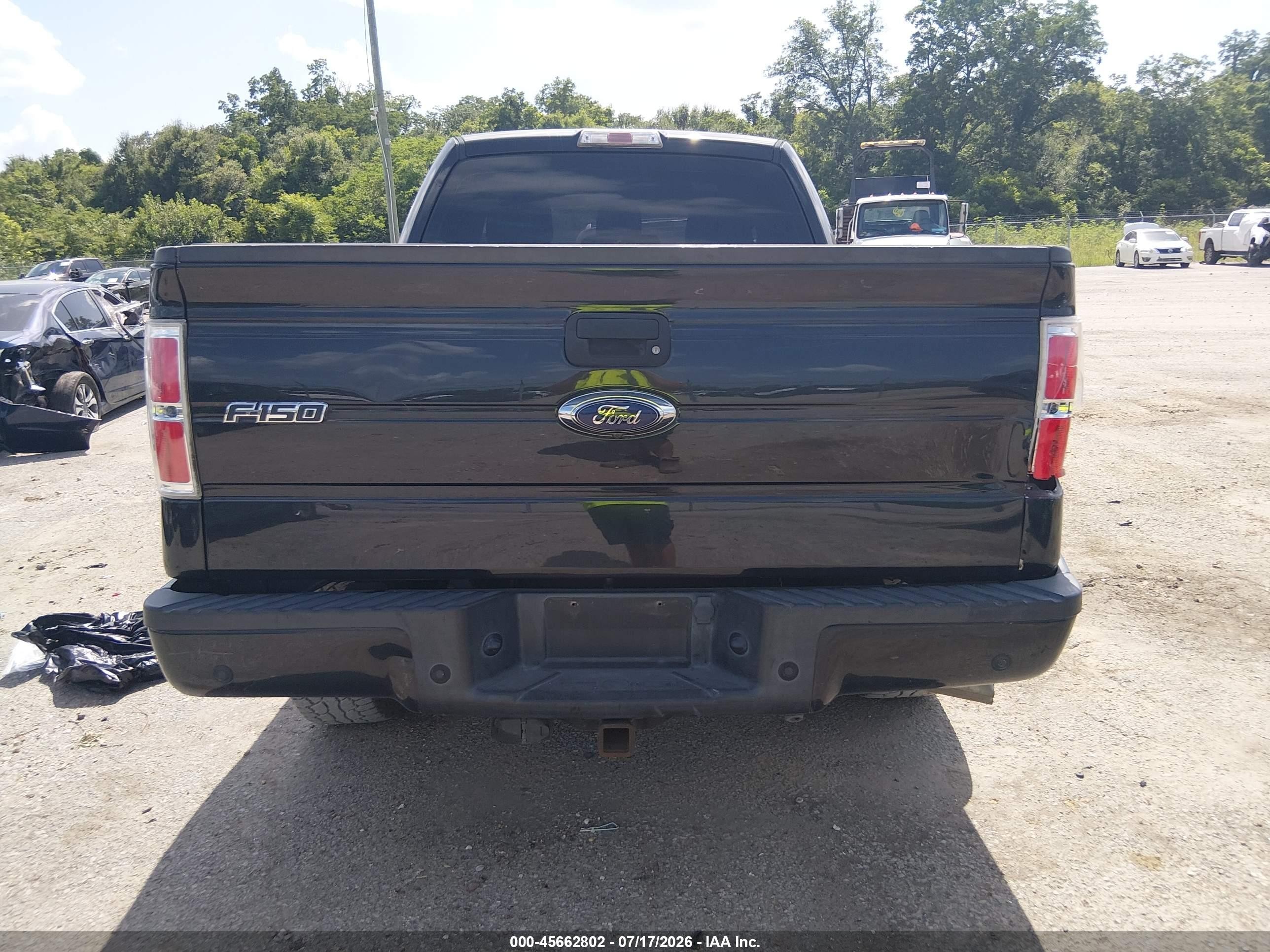 2014 Ford F-150 Stx Черный vin: 1FTMF1CF4EKG29293