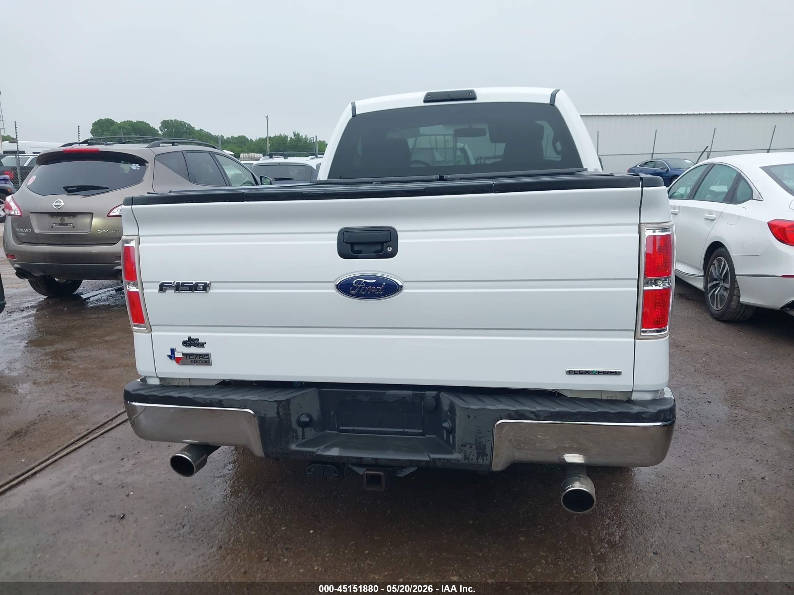 2014 Ford F-150 Xlt White vin: 1FTMF1CF5EFA47213