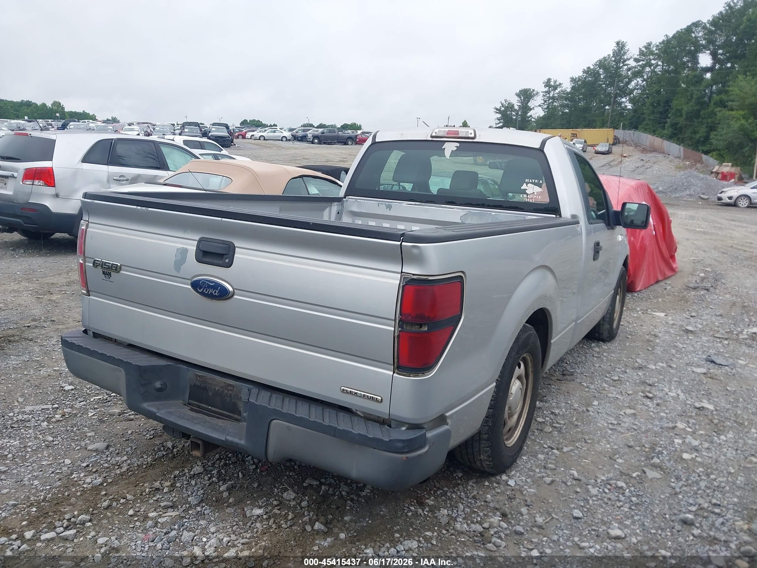 2011 Ford F-150 Stx/xl/xlt Silver vin: 1FTMF1CF7BKD08229