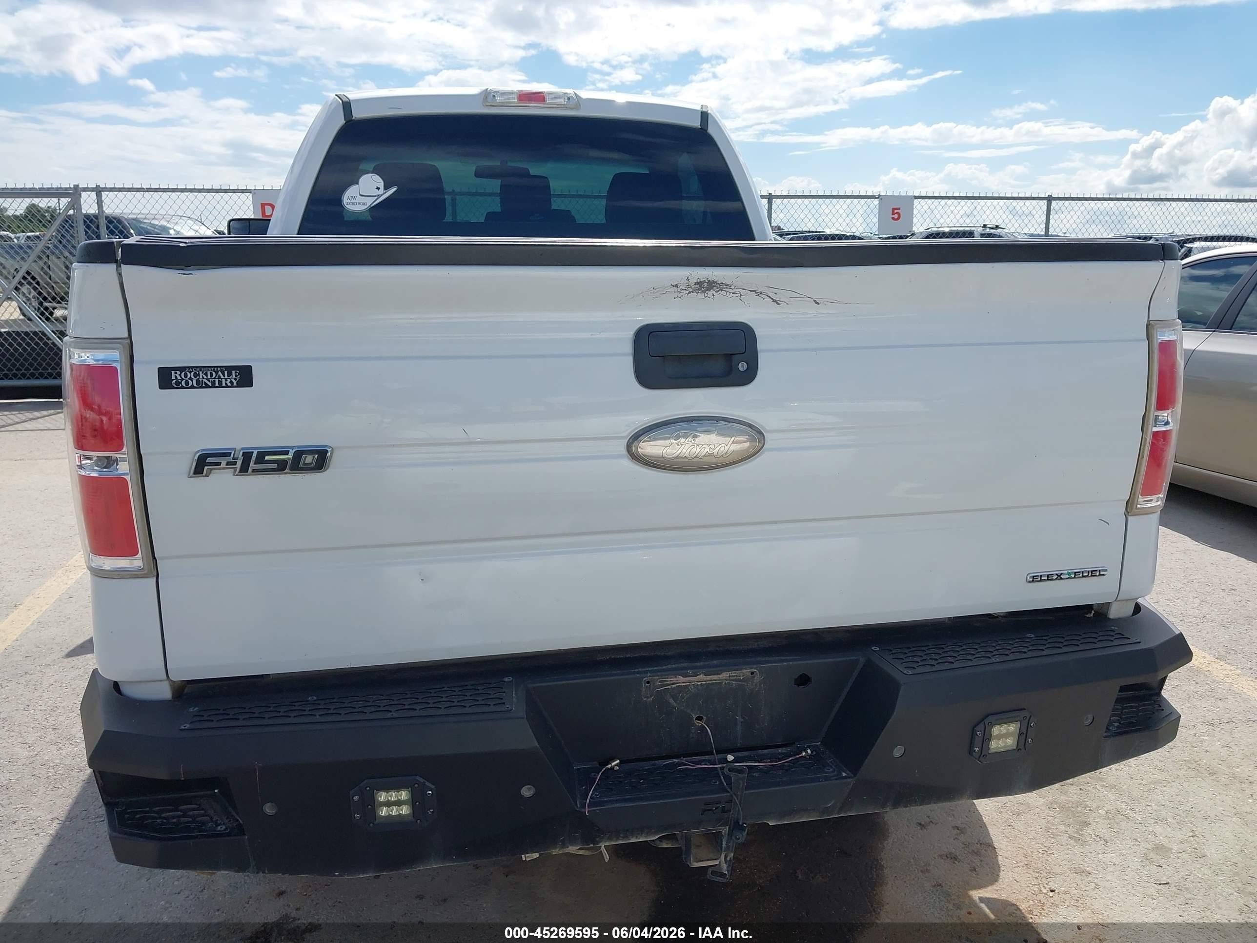 2012 Ford F-150 Stx White vin: 1FTMF1CF7CFB83940