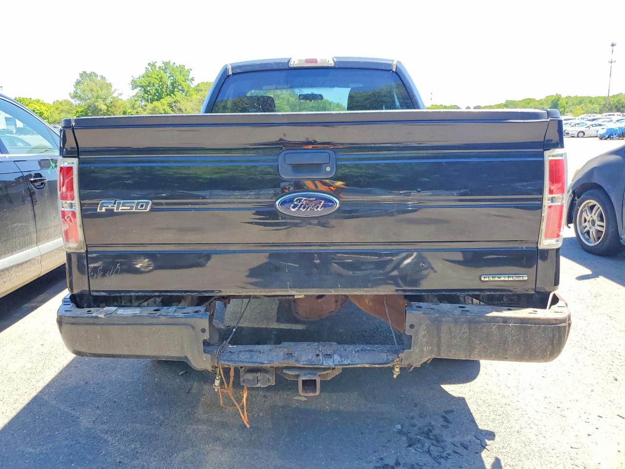 2013 Ford F150 Black vin: 1FTMF1CFXDFB16623