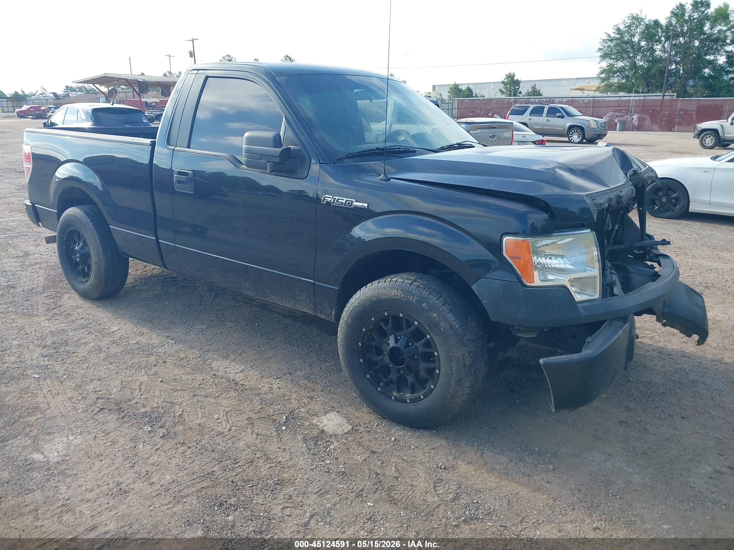 2012 Ford F-150 Xl Black vin: 1FTMF1CM0CFB13257