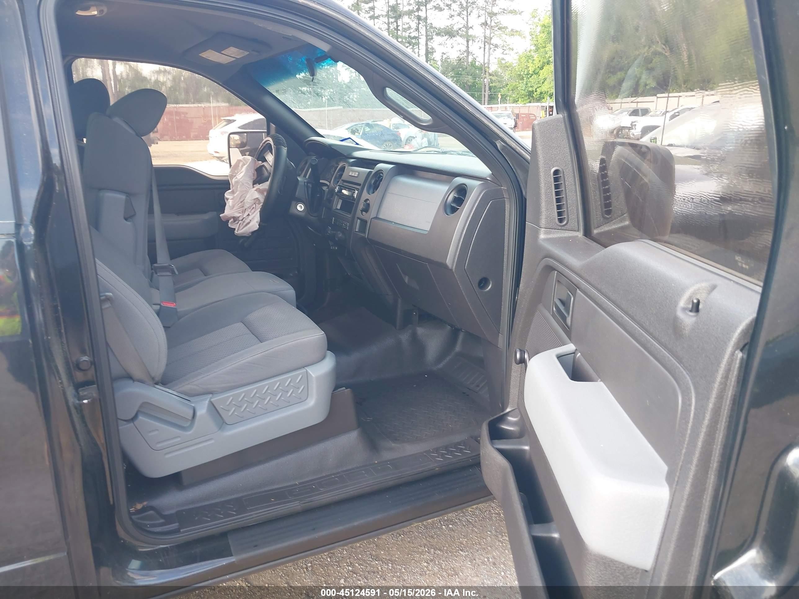 2012 Ford F-150 Xl Black vin: 1FTMF1CM0CFB13257