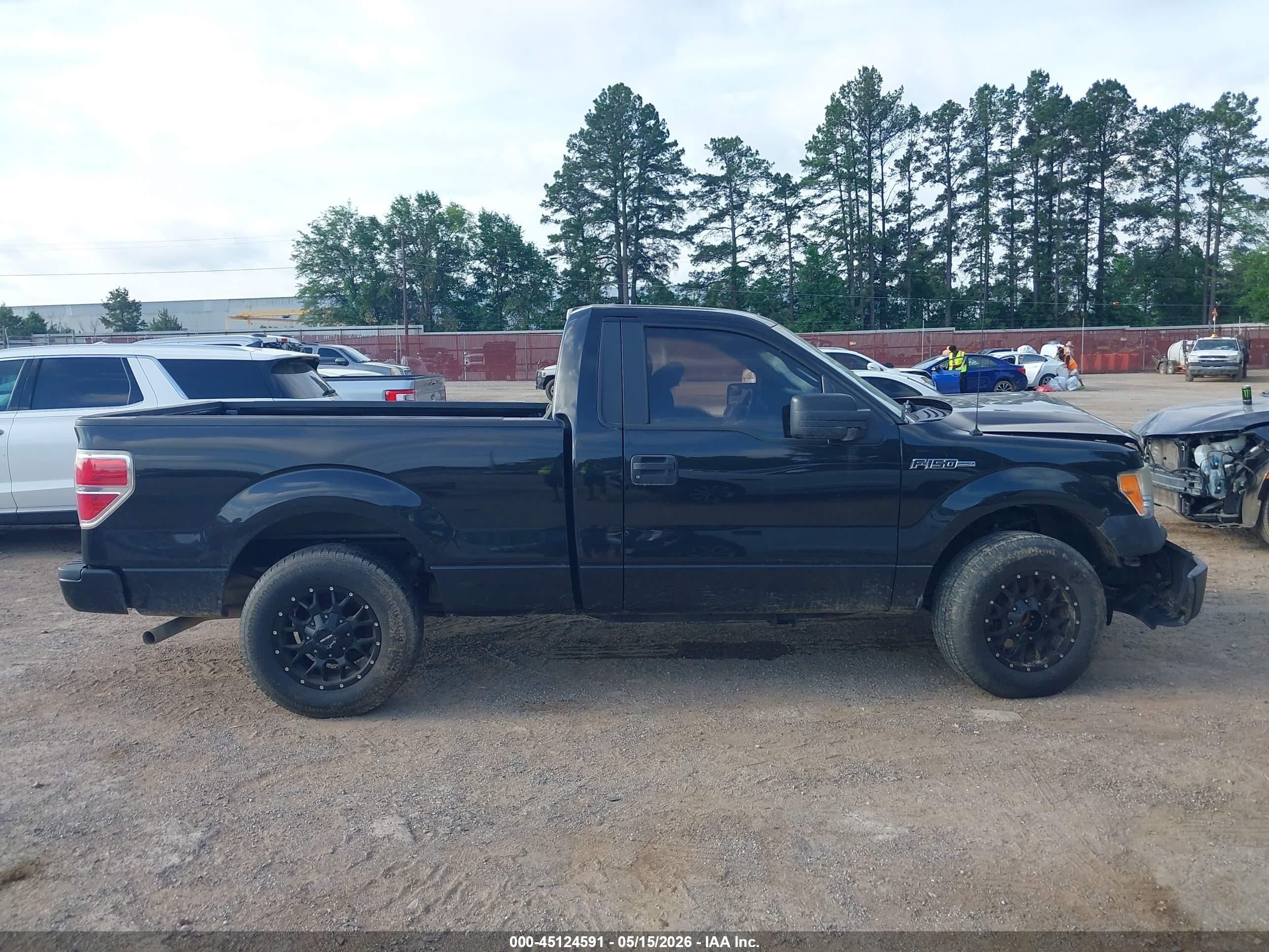 2012 Ford F-150 Xl Black vin: 1FTMF1CM0CFB13257