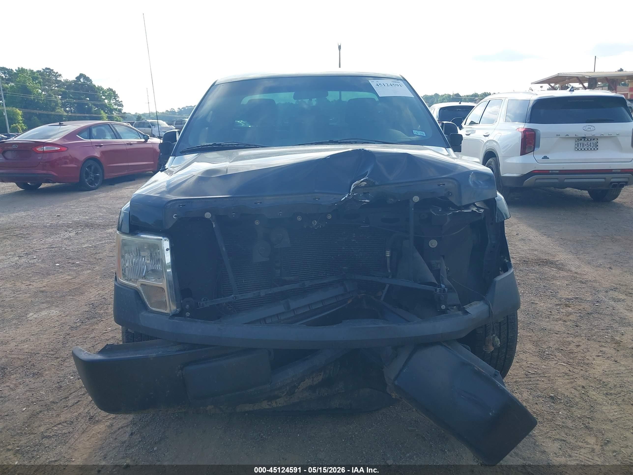 2012 Ford F-150 Xl Black vin: 1FTMF1CM0CFB13257