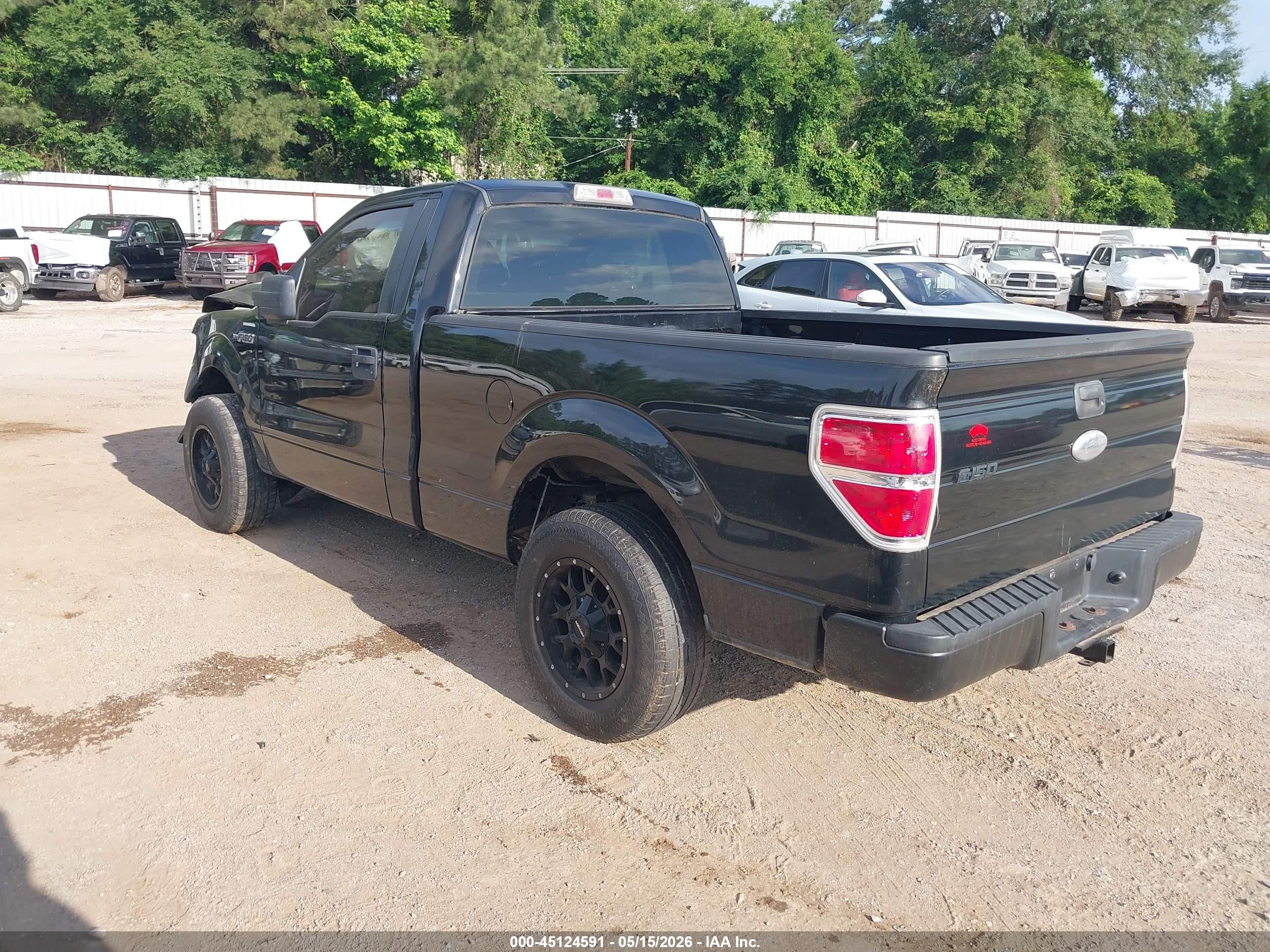 2012 Ford F-150 Xl Black vin: 1FTMF1CM0CFB13257