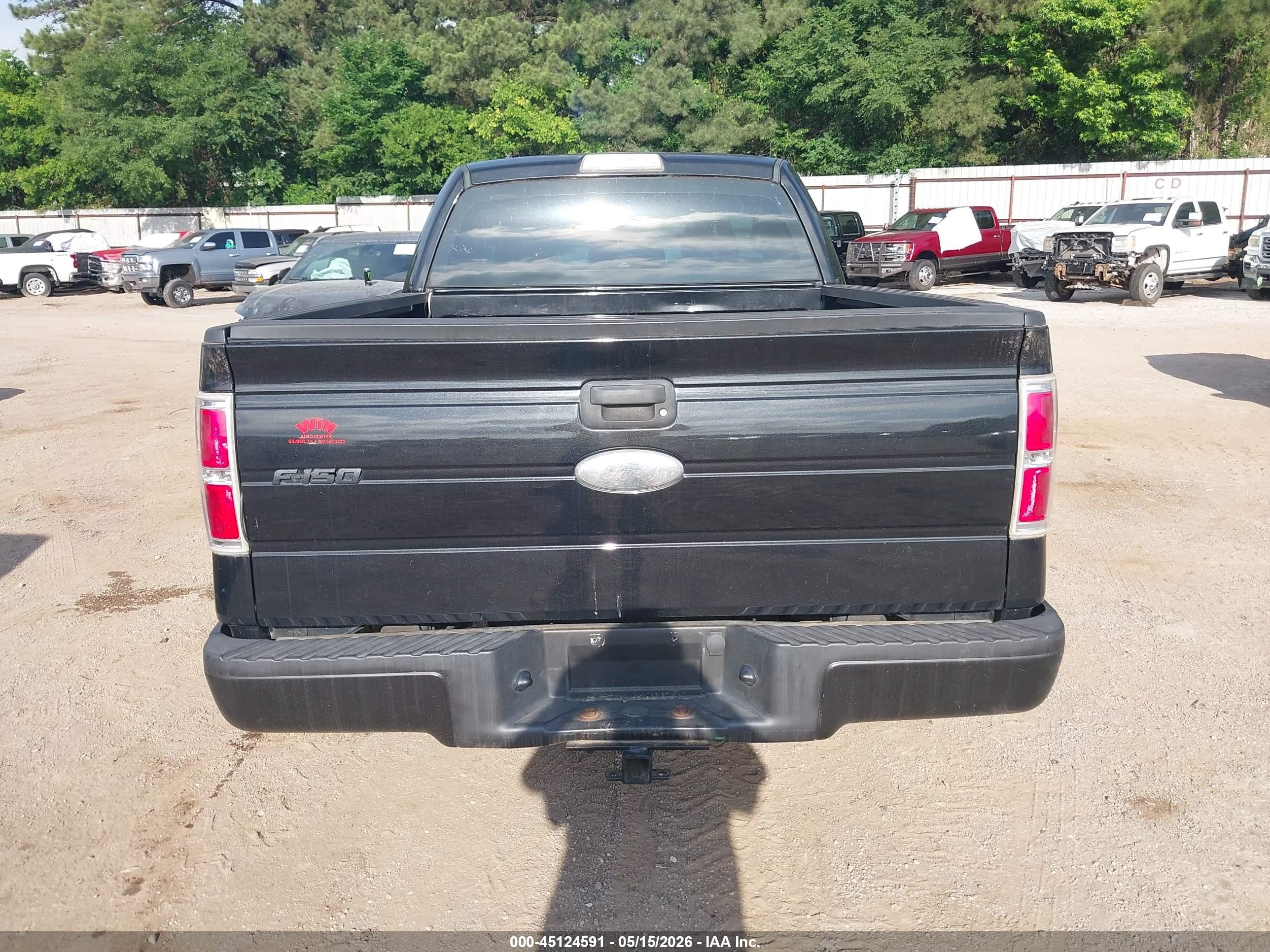 2012 Ford F-150 Xl Black vin: 1FTMF1CM0CFB13257