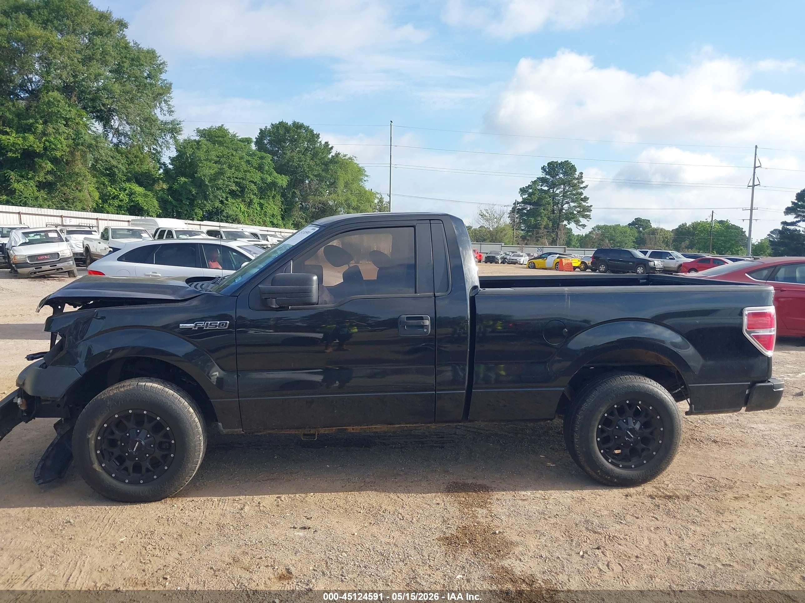 2012 Ford F-150 Xl Black vin: 1FTMF1CM0CFB13257