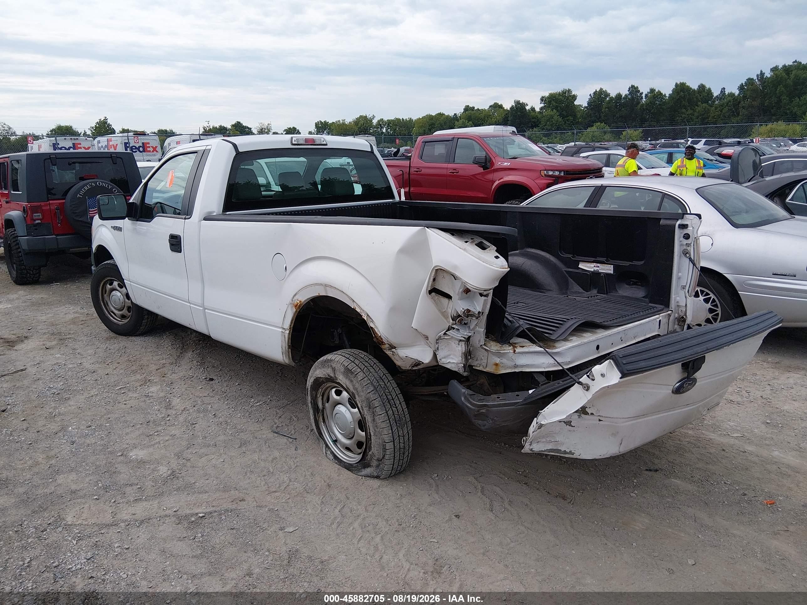 2012 Ford F-150 Xl Белый vin: 1FTMF1CM0CKE37350