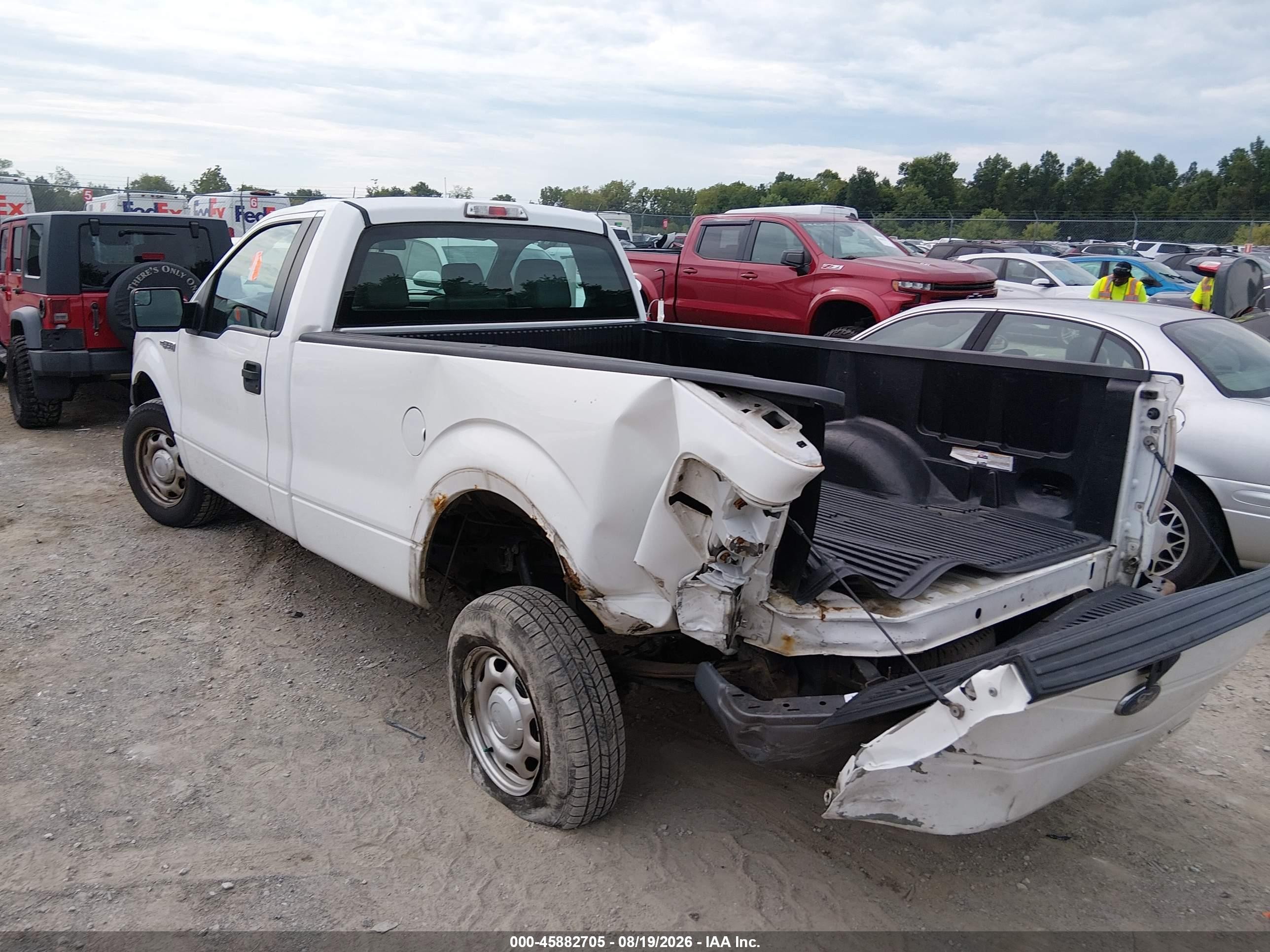 2012 Ford F-150 Xl Белый vin: 1FTMF1CM0CKE37350